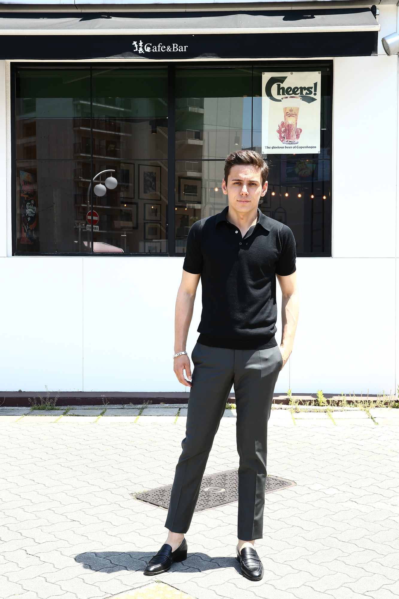 John Smedley ジョンスメドレー S3798 Polo Shirt Sea Island Cotton シーアイランドコットン ポロシャツ Black ブラック Made In England イギリス製 17 春夏新作 正規通販 名古屋のメンズセレクトショップ Alto E Diritto