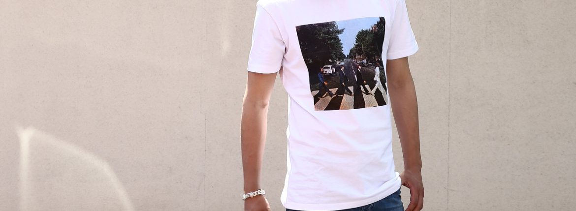 Worn By (ウォーンバイ) Abbey Road The Beatles ザ・ビートルズ アビイ・ロード 復刻オフィシャルライセンスTシャツ ロックTシャツ バンドTシャツ WHITE (ホワイト) 2017 春夏新作のイメージ