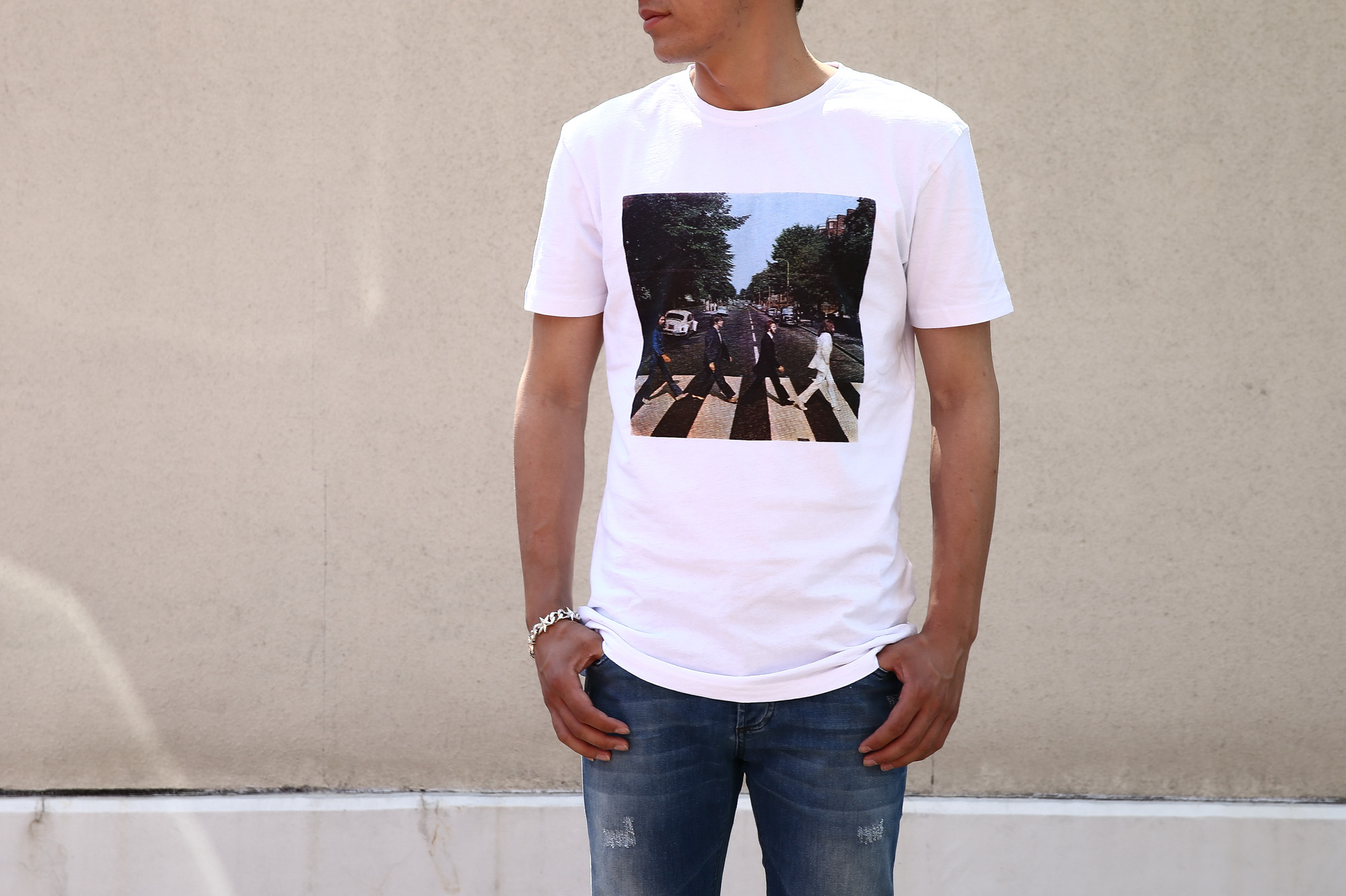 Worn By (ウォーンバイ) Abbey Road The Beatles ザ・ビートルズ アビイ・ロード 復刻オフィシャルライセンスTシャツ ロックTシャツ バンドTシャツ WHITE (ホワイト) 2017 春夏新作 愛知 名古屋 Alto e Diritto アルト エ デリット wornby thebeatles ビートルズ bandtee