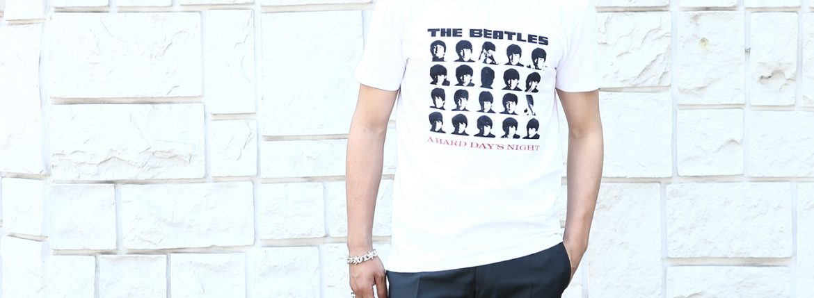 【Worn By / ウォーンバイ】 A Hard Day's Night The Beatles ザ・ビートルズ ハード・デイ・ナイト 復刻オフィシャルライセンスTシャツ ロックTシャツ バンドTシャツ WHITE (ホワイト) 2017 春夏新作 愛知 名古屋 ZODIAC ゾディアック wornby thebeatles ビートルズ bandtee