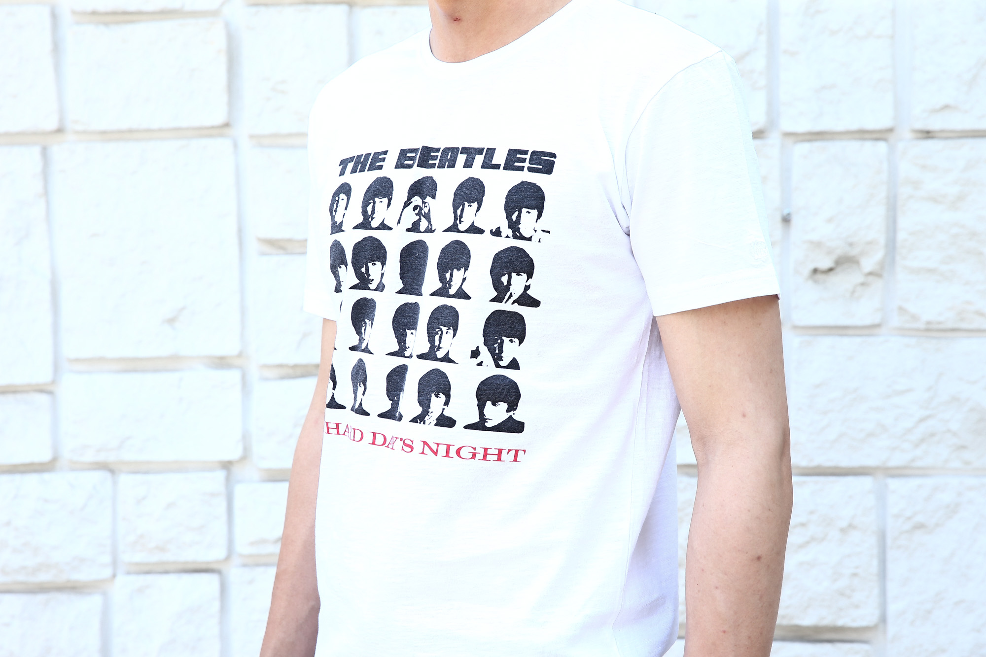 【Worn By / ウォーンバイ】 A Hard Day's Night The Beatles ザ・ビートルズ ハード・デイ・ナイト 復刻オフィシャルライセンスTシャツ ロックTシャツ バンドTシャツ WHITE (ホワイト) 2017 春夏新作 愛知 名古屋 Alto e Diritto アルト エ デリット wornby thebeatles ビートルズ bandtee