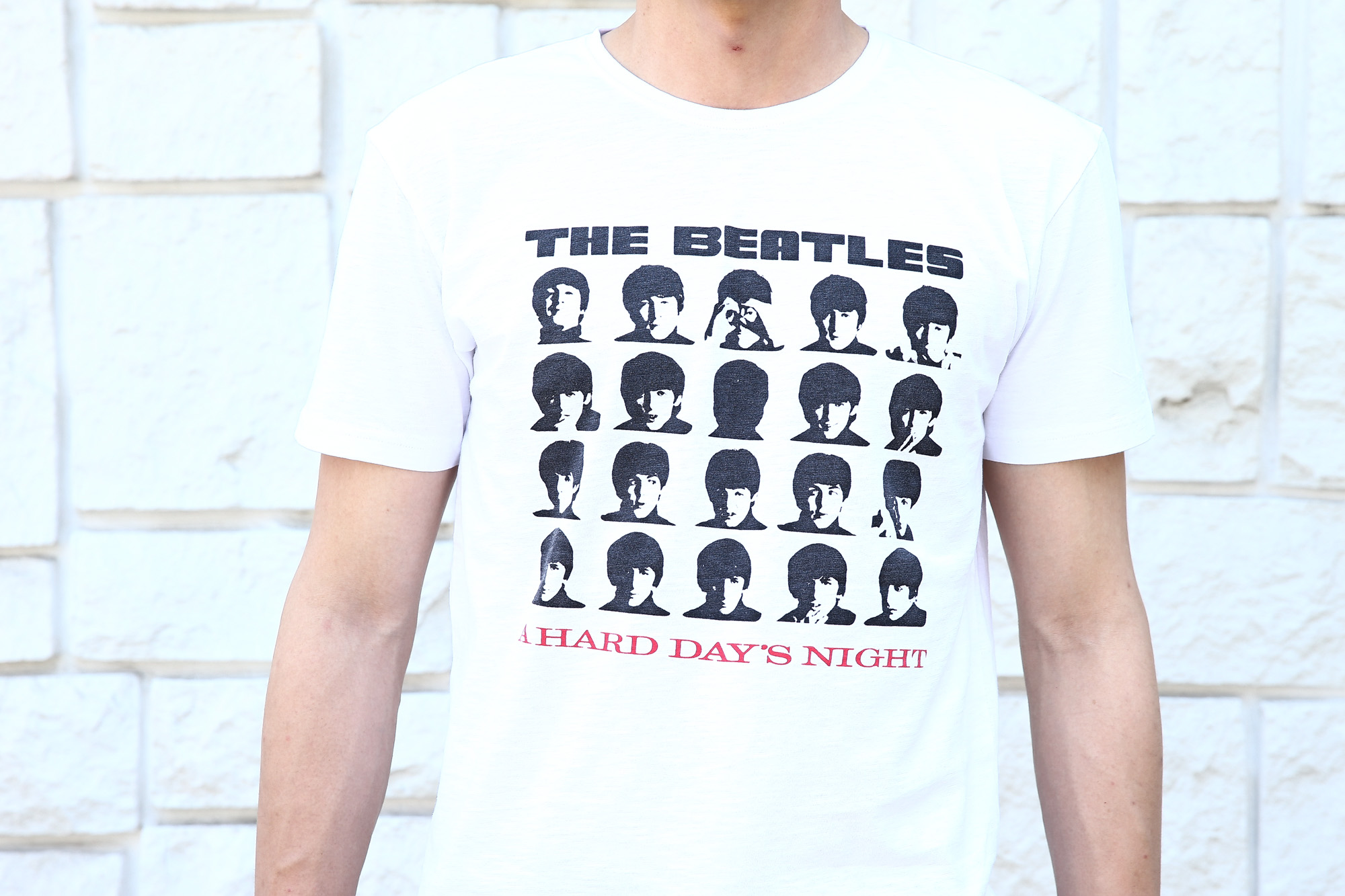 【Worn By / ウォーンバイ】 A Hard Day's Night The Beatles ザ・ビートルズ ハード・デイ・ナイト 復刻オフィシャルライセンスTシャツ ロックTシャツ バンドTシャツ WHITE (ホワイト) 2017 春夏新作 愛知 名古屋 Alto e Diritto アルト エ デリット wornby thebeatles ビートルズ bandtee