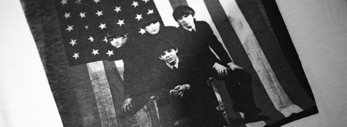 Worn By (ウォーンバイ) AMERICAN FLAG The Beatles ザ・ビートルズ アメリカンフラッグ 復刻オフィシャルライセンスTシャツ ロックTシャツ バンドTシャツ ECRU (エクリュ) 2017 春夏新作のイメージ