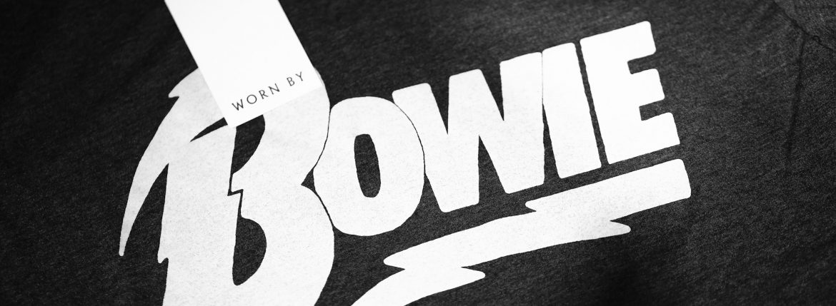 Worn By (ウォーンバイ) BOWIE LOGO BURN OUT David Bowie ボウイロゴバーンアウト デヴィッド・ボウイ 復刻オフィシャルライセンスTシャツ ロックTシャツ バンドTシャツ BLACK BURN OUT (ブラックバーンアウト) 2017 春夏新作 愛知 名古屋 ZODIAC ゾディアック wornby davidbowie S,M,L