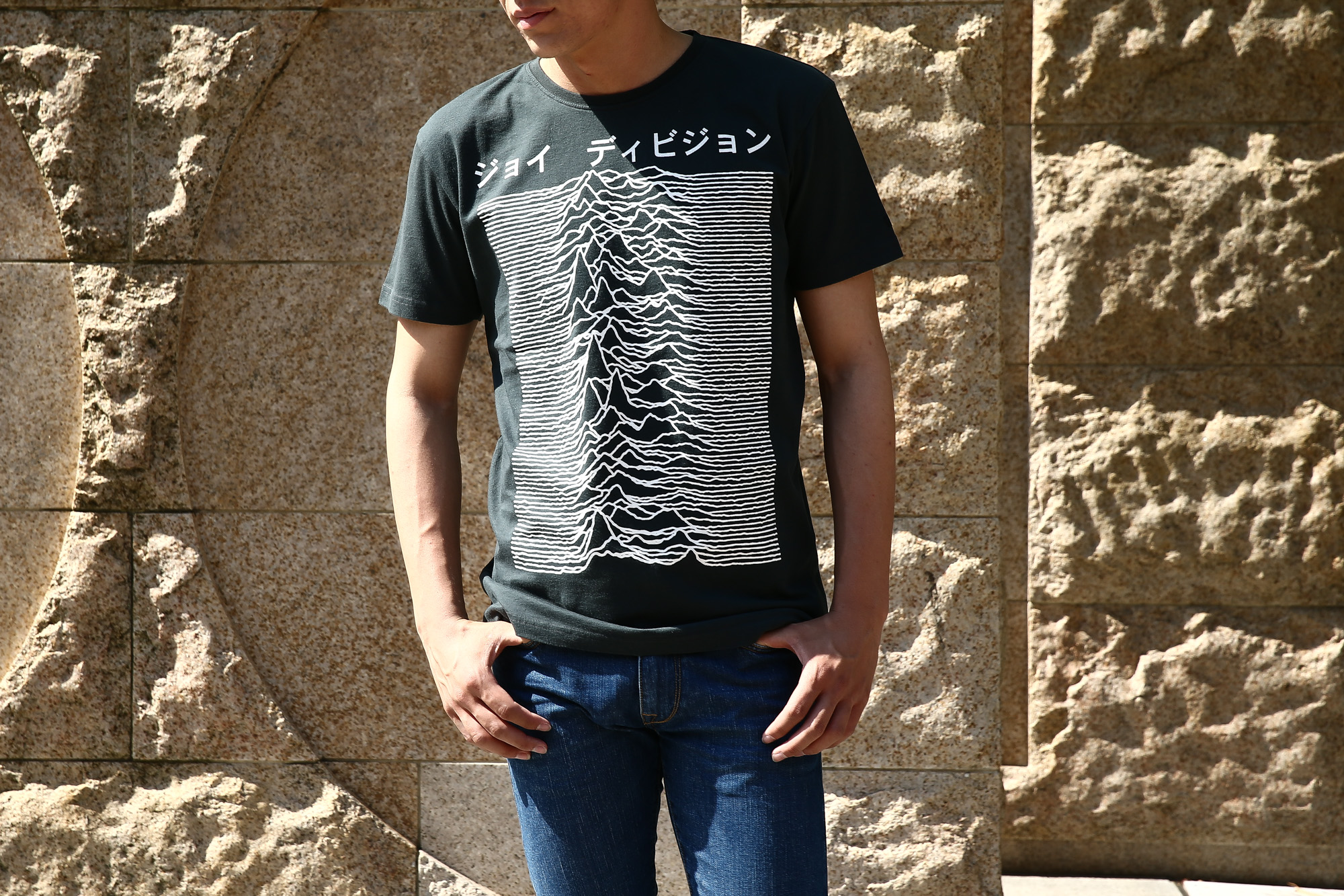 【Worn By / ウォーンバイ】 Joy Division Japan JOY DIVISION ジョイ・ディヴィジョン Unknown Pleasures アンノウン・プレジャーズ 復刻オフィシャルライセンスTシャツ ロックTシャツ バンドTシャツ BLACK (ブラック) 2017 春夏新作 愛知 名古屋 Alto e Diritto アルト エ デリット joydivision ジョイディヴィジョン S,M,L