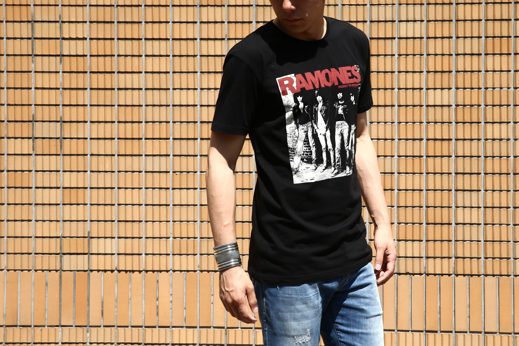 【Worn By / ウォーンバイ】 ROCKET TO RUSSIA RAMONES ラモーンズ ロケット・トゥ・ロシア 復刻オフィシャルライセンスTシャツ ロックTシャツ バンドTシャツ BLACK (ブラック) 2017 春夏新作 愛知 名古屋 Alto e Diritto アルト エ デリット wornby ramones S,M,L