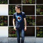 【Worn By / ウォーンバイ】 TARGET LOGO The Jam ターゲットロゴ ザ・ジャム 復刻オフィシャルライセンスTシャツ ロックTシャツ バンドTシャツ NAVY (ネイビー) 2017 春夏新作のイメージ