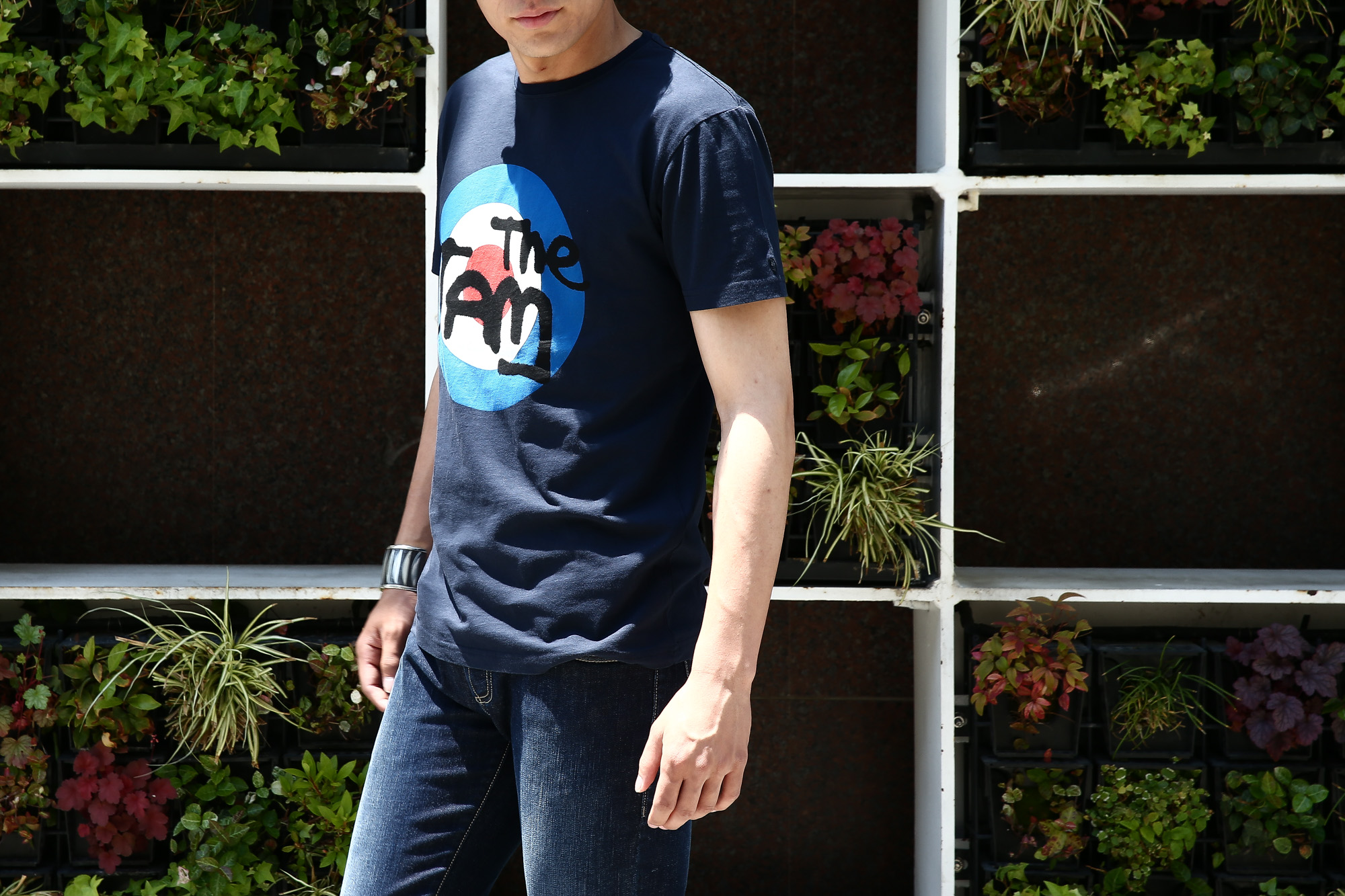 【Worn By / ウォーンバイ】 TARGET LOGO The Jam ターゲットロゴ ザ・ジャム  復刻オフィシャルライセンスTシャツ ロックTシャツ  バンドTシャツ NAVY (ネイビー) 2017 春夏新作 愛知 名古屋 Alto e Diritto アルト エ デリット wornby thejam targetlogo