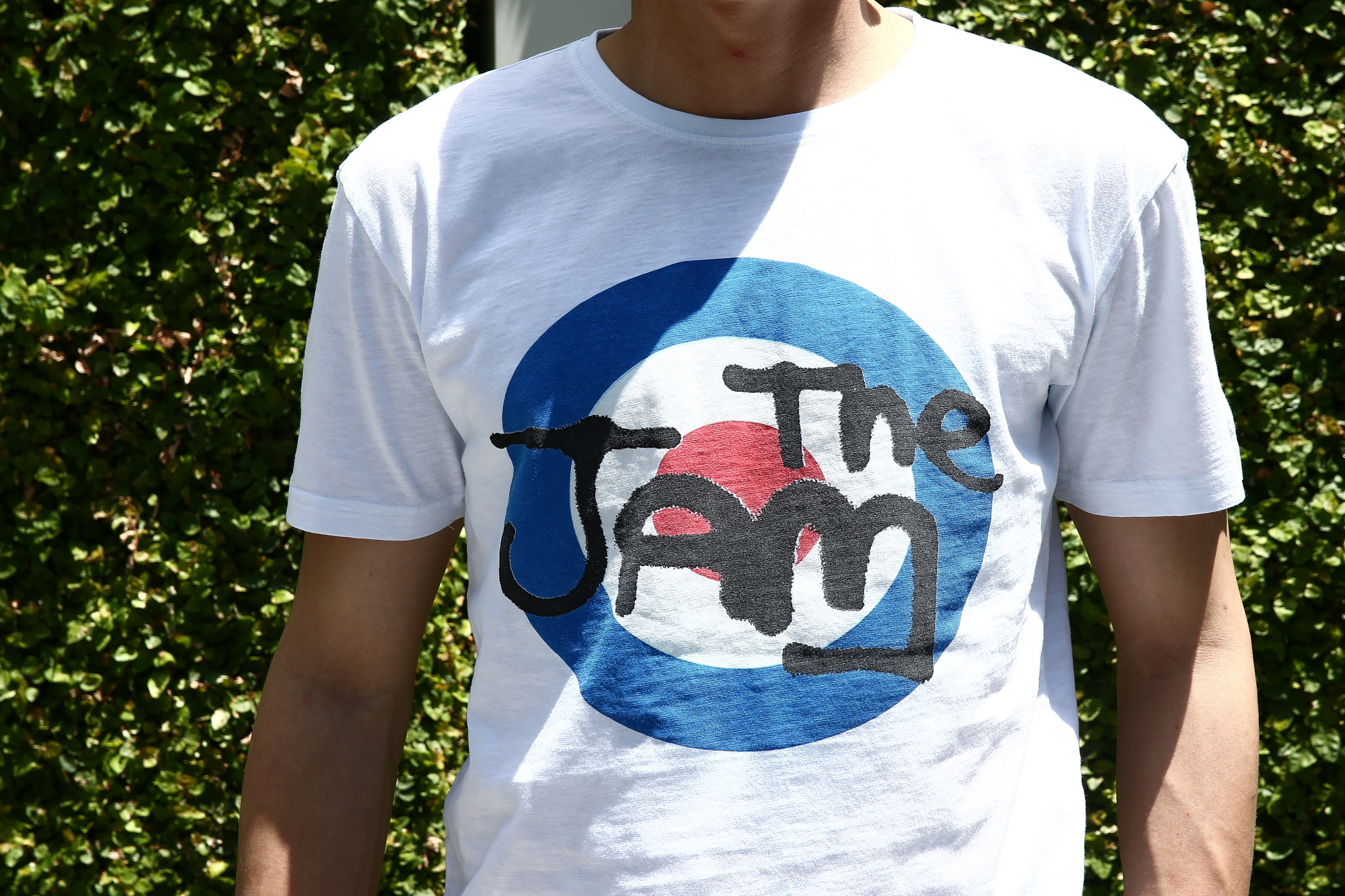 【Worn By / ウォーンバイ】 TARGET LOGO The Jam ターゲットロゴ ザ・ジャム  復刻オフィシャルライセンスTシャツ ロックTシャツ  バンドTシャツ WHITE SLUB (ホワイトスラブ) 2017 春夏新作 愛知 名古屋 Alto e Diritto アルト エ デリット wornby thejam targetlogo