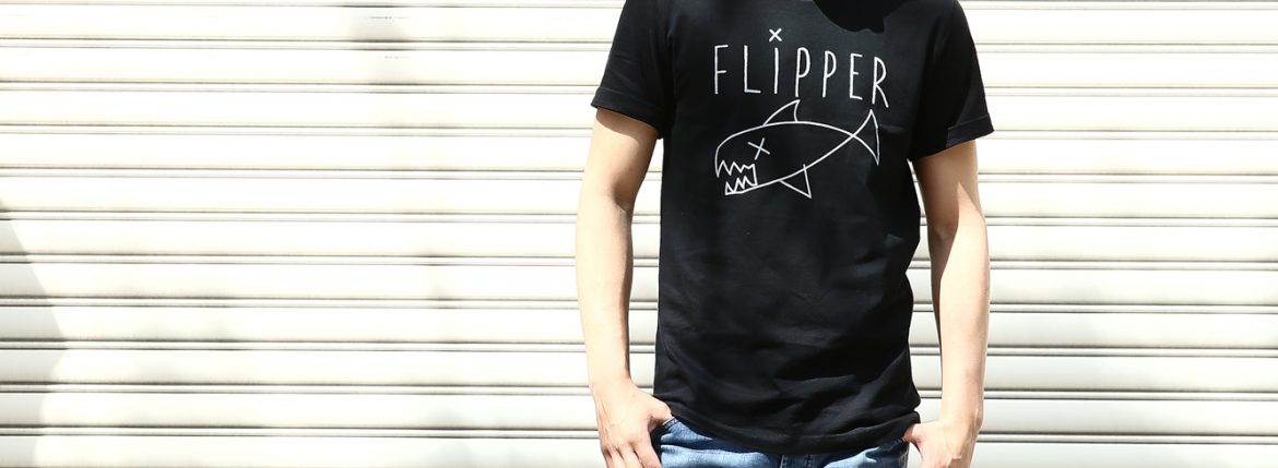 WORN FREE (ウォーンフリー) FLIPPER Nirvana ニルヴァーナ Kurt Cobain カート・コバーン 1991 NEW YORK 復刻オフィシャルライセンスTシャツ ロックTシャツ BLACK (ブラック) MADE IN USA (アメリカ製) 2017 春夏新作　愛知 名古屋 ZODIAC wornfree kurtcobain ウォーンフリー