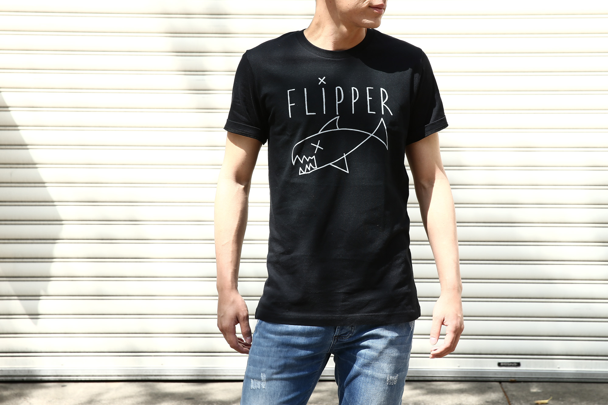 WORN FREE (ウォーンフリー) FLIPPER Nirvana ニルヴァーナ Kurt Cobain カート・コバーン 1991 NEW YORK 復刻オフィシャルライセンスTシャツ ロックTシャツ BLACK (ブラック) MADE IN USA (アメリカ製) 2017 春夏新作　愛知 名古屋 Alto e Diritto アルト エ デリット wornfree kurtcobain ウォーンフリー