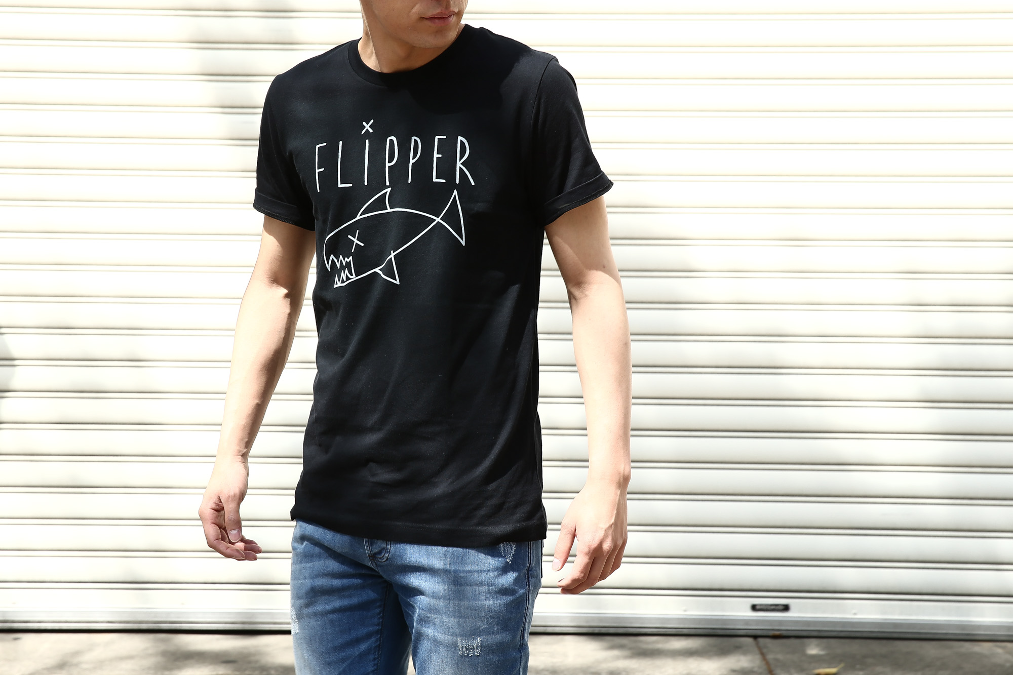 WORN FREE (ウォーンフリー) FLIPPER Nirvana ニルヴァーナ Kurt Cobain カート・コバーン 1991 NEW YORK 復刻オフィシャルライセンスTシャツ ロックTシャツ BLACK (ブラック) MADE IN USA (アメリカ製) 2017 春夏新作　愛知 名古屋 Alto e Diritto アルト エ デリット wornfree kurtcobain ウォーンフリー