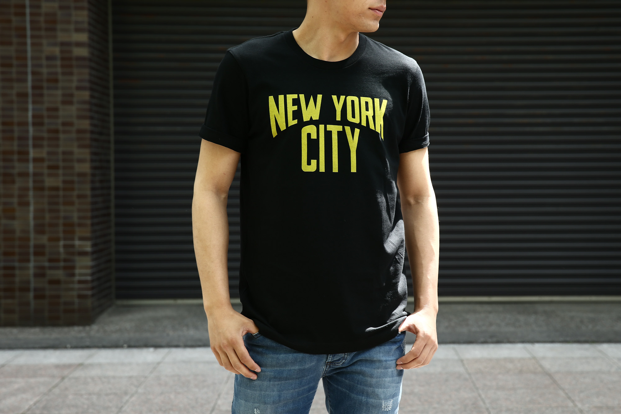 WORN FREE (ウォーンフリー) NEW YORK CITY John Lennon ジョン・レノン 1974 NEW YORK 復刻オフィシャルライセンスTシャツ ロックTシャツ バンドTシャツ BLACK (ブラック) MADE IN USA (アメリカ製) 2017 春夏新作 愛知 名古屋 Alto e Diritto アルト エ デリット wornfree newyorkcity ジョンレノン ニューヨークシティー