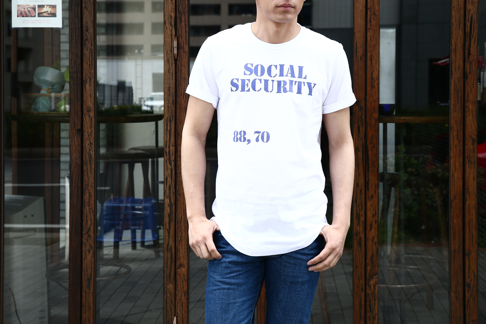 WORN FREE (ウォーンフリー) SOCIAL SECURITY The Clash ザ・クラッシュ Joe Strummer ジョー・ストラマー 1976 LONDON ロックTシャツ WHITE (ホワイト) MADE IN USA (アメリカ製) 2017 春夏新作 愛知 名古屋 Alto e Diritto アルト エ デリット wornfree theclash ジョーストラマー joestrummer バンドtee バンドTシャツ BANDTEE