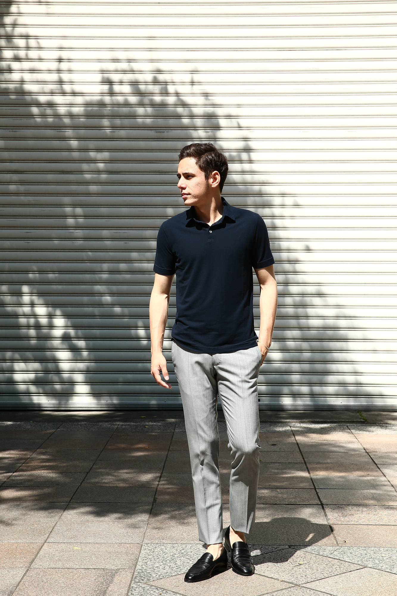 Zanone ザノーネ Polo Shirt Ice Cotton アイスコットン ポロシャツ Navy ネイビー Z0542 Made In Italy イタリア製 17 春夏新作 正規通販 名古屋のメンズセレクトショップ Alto E Diritto