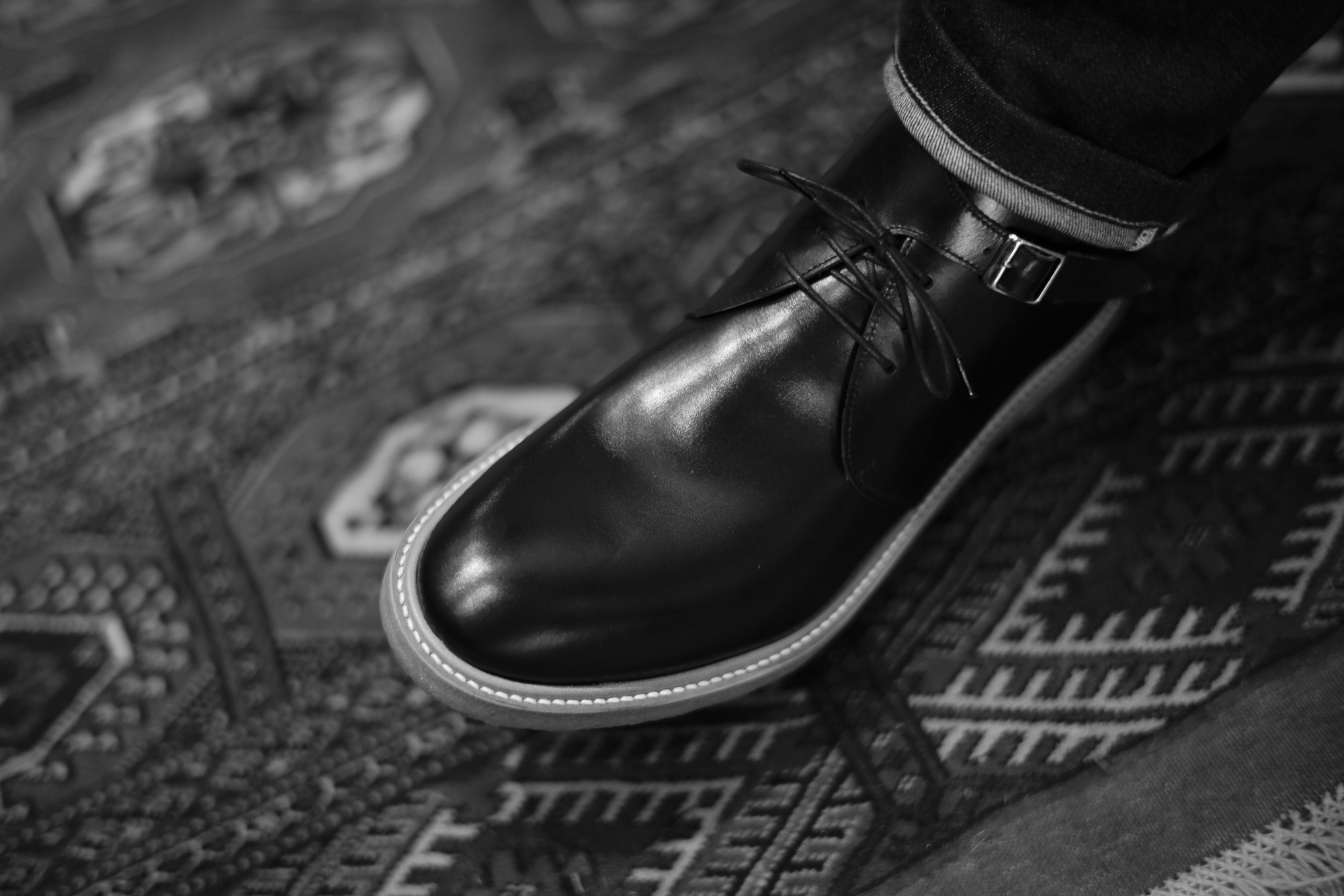 Cuervo (クエルボ) 【2017 AW NEW MODEL】 【Derringer / デリンジャー】 Annonay Vocalou Calf Leather Goodyear Welt Process Double Leather Sole  BLACK MADE IN JAPAN【3rd sample】愛知 名古屋 Alto e Diritto アルト エ デリット クエルボ cuervo ブーツ ブライドルレザー 牛革 ブライドル ブーツ　コラボレート ヒロシツボウチ 坪内浩 エンツォボナフェ ボナフェ ベネチアンクリーム JOHN LOBB ジョンロブ CHURCH’S チャーチ JOSEPH CHEANEY ジョセフチーニー CORTHAY コルテ ALFRED SARGENT アルフレッドサージェント CROCKETT&JONES クロケットジョーンズ F.LLI GIACOMETTI フラテッリジャコメッティ ENZO BONAFE エンツォボナフェ BETTANIN&VENTURI ベッタニンヴェントゥーリ JALAN SRIWIJAYA ジャランスリウァヤ J.W.WESTON ジェイエムウエストン SANTONI サントーニ SERGIO ROSSI セルジオロッシ CARMINA カルミナ