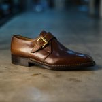 ENZO BONAFE (エンツォボナフェ) 【ART.3721】Single Monk Strap Shoes シングルモンクストラップシューズ CORDOVAN コードバン ノルベジェーゼ製法 ドレスシューズ No.4(#4) made in italy (イタリア製)のイメージ