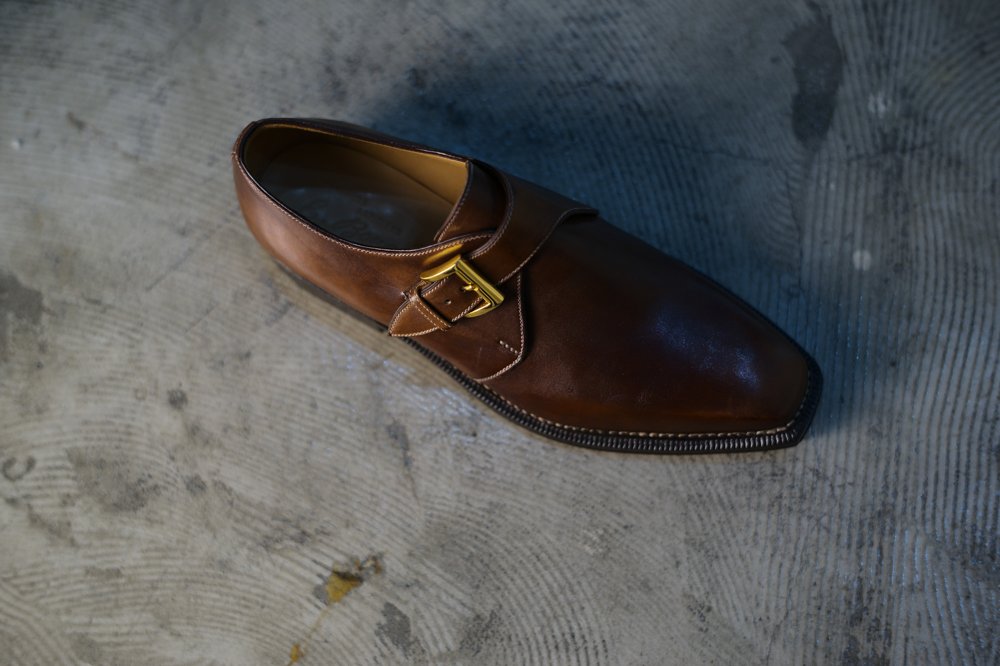 ENZO BONAFE (エンツォボナフェ) 【ART.3721】Single Monk Strap Shoes シングルモンクストラップシューズ CORDOVAN コードバン ノルベジェーゼ製法 ドレスシューズ No.4(#4) made in italy (イタリア製) 愛知 名古屋 Alto e Diritto アルト エ デリット enzobonafe コードバン no4 ナンバーフォー