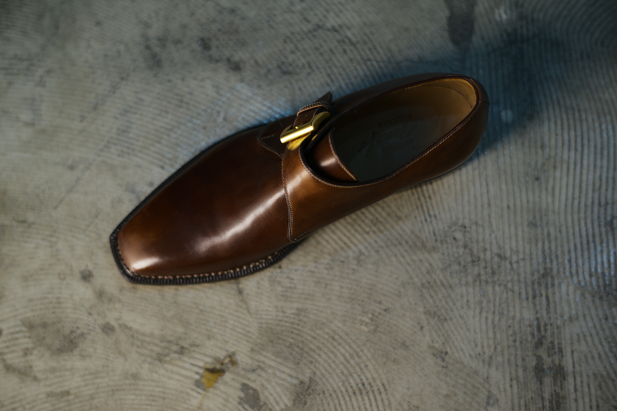 ENZO BONAFE (エンツォボナフェ) 【ART.3721】Single Monk Strap Shoes シングルモンクストラップシューズ CORDOVAN コードバン ノルベジェーゼ製法 ドレスシューズ No.4(#4) made in italy (イタリア製) 愛知 名古屋 Alto e Diritto アルト エ デリット enzobonafe コードバン no4 ナンバーフォー