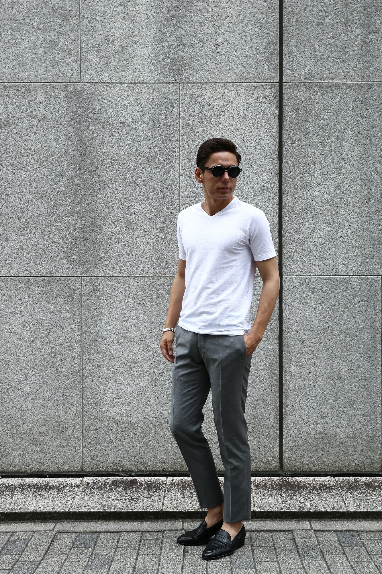 INCOTEX(インコテックス) 1NT035 N35型 SLIM FIT スリムフィット SUPER 100'S YARN DYED TROPICAL 【トロピカルウール】 サマーウール スラックス GRAY (グレー・905) 2017 春夏新作 愛知 名古屋 Alto e Diritto アルト エ デリット インコテックス スラックス グレスラ incotex　42,44,46,48,50,52