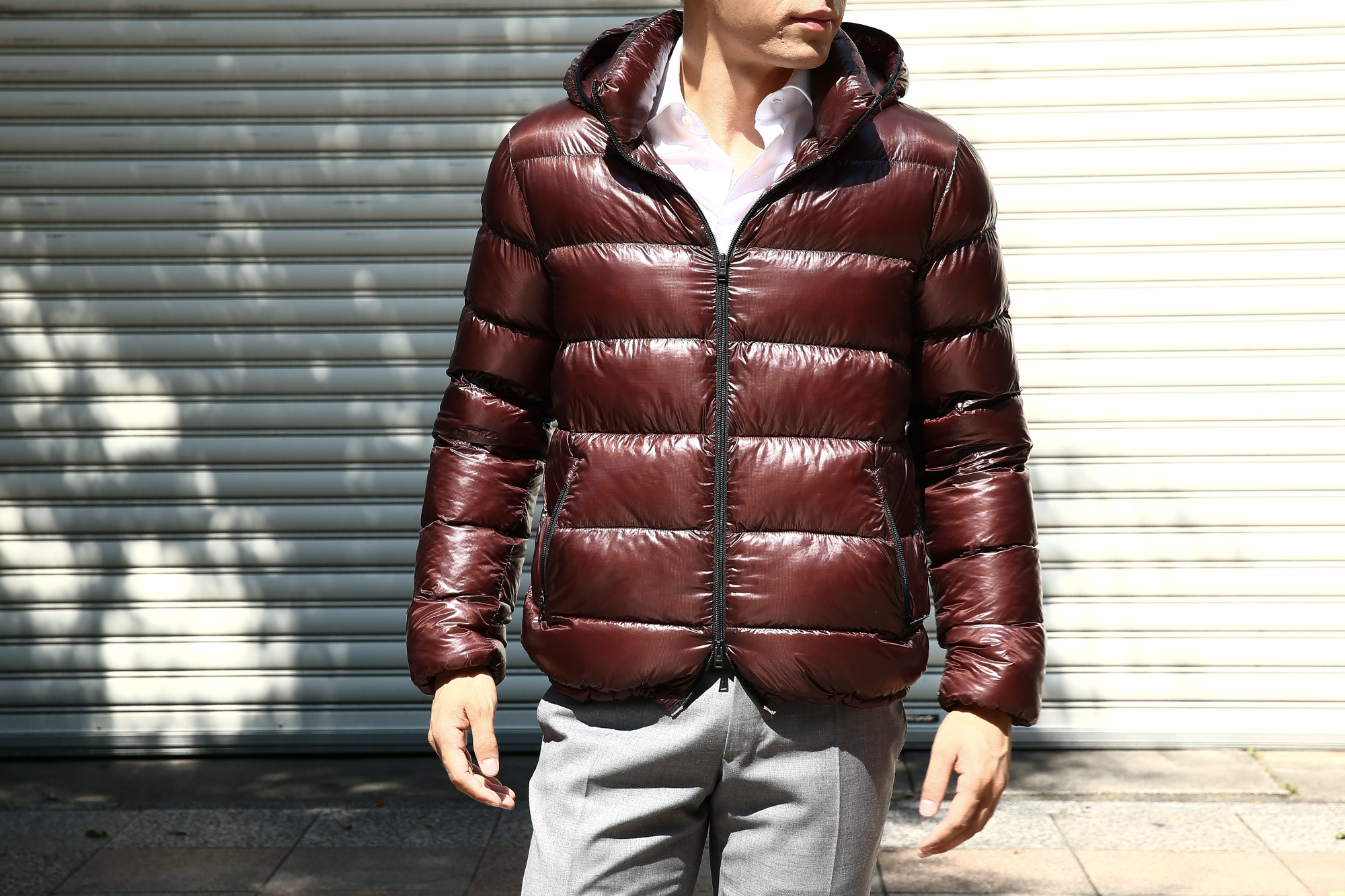 HERNO(ヘルノ) 7 Denier セッテデニール Nylon Down ナイロンダウン ULTRALIGHT ENGINEERING ウルトラライト エンジニアリング ダウンジャケット BROWN(ブラウン・Z6980) 2017 秋冬  herno 愛知 名古屋 Alto e Diritto アルト エ デリット 42,44,46,48,50,52,54