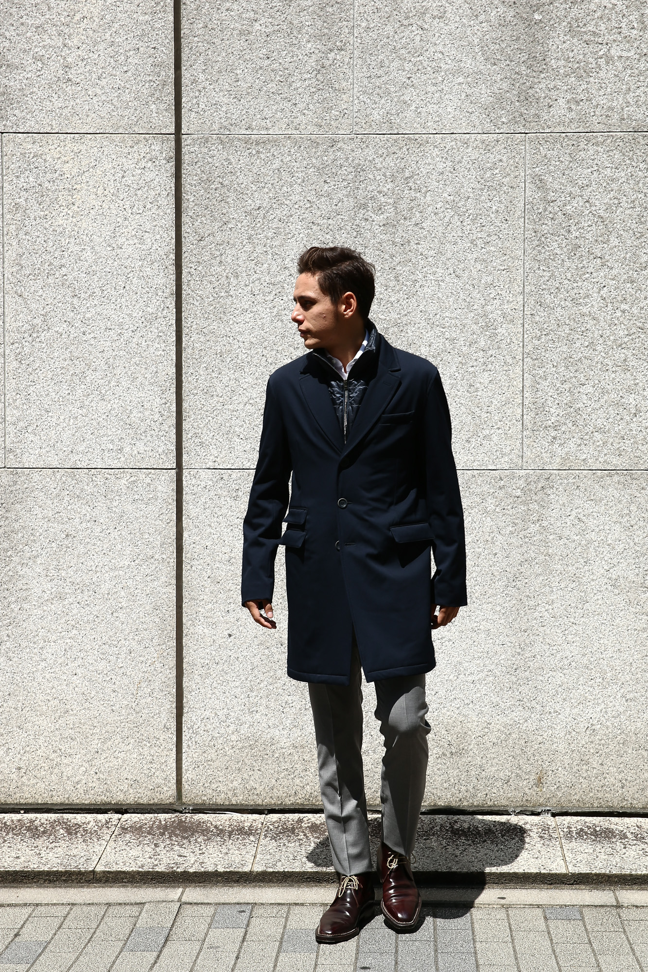 HERNOヘルノ CAU Chester coat チェスターコート LoroPiana