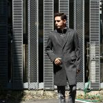 HERNO(ヘルノ) CA0058U Cashmere Chester coat カシミア チェスターコート PIACENZA ピアツェンツァ CASHMERE DROPGLIDE NYLON ULTRALIGHT 中綿入り カシミア チェスターコート CHARCOAL (チャコール・9400) Made in italy (イタリア製) 2017 秋冬のイメージ