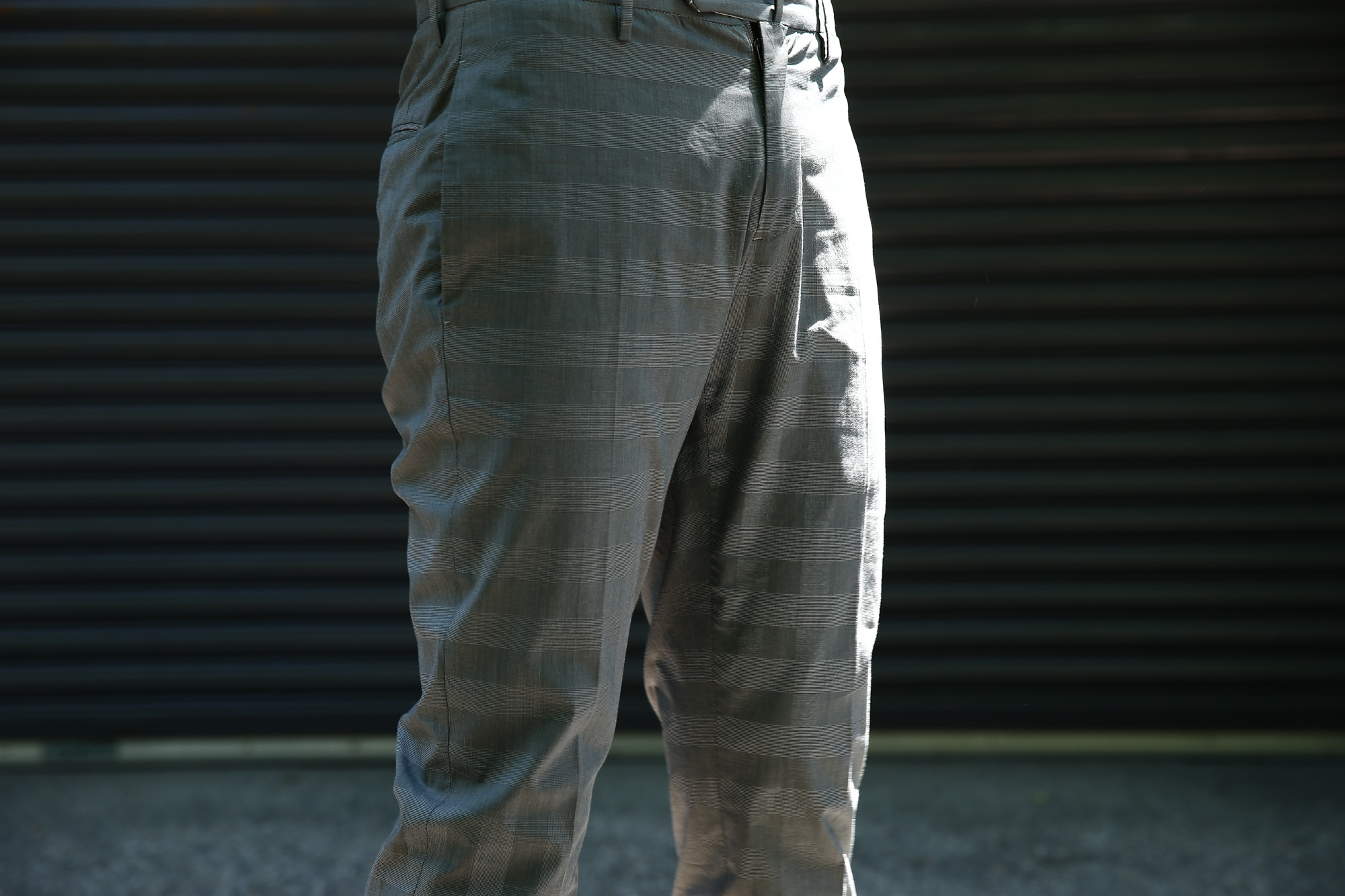 【INCOTEX / インコテックス】 1WT13T SLIM FIT Y.D.HIGH C. SUPERLIGHT GALLES コットン ストレッチ グレンチェック スラックス GRAY (グレー・920) 2017 春夏新作 コーディネートスタイル 愛知 名古屋 Alto e Diritto アルト エ デリット incotex インコテックス グレスラ　42,44,46,48,50,52