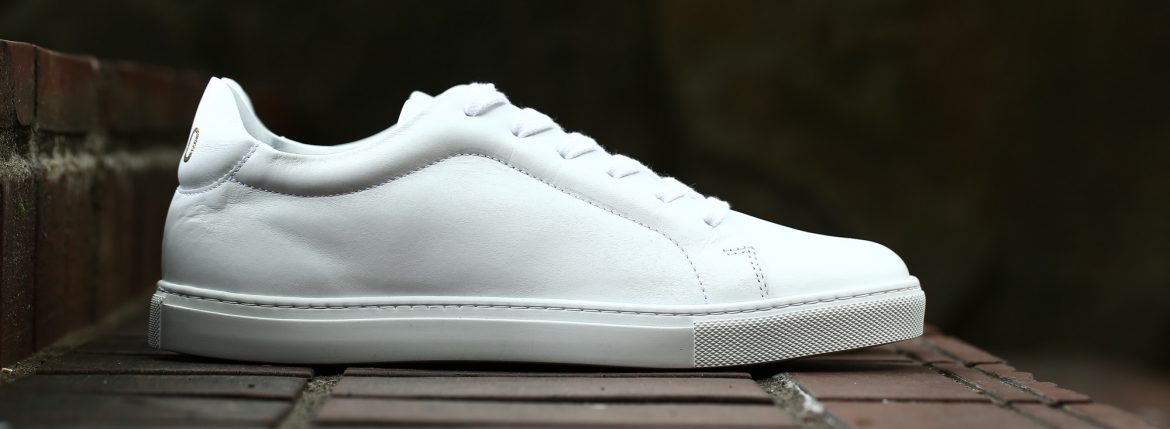 Pantofola d’Oro (パントフォラドーロ) TENDENZA SM51 CALF LEATHER カーフレザー ローカット レザースニーカー WHITE (ホワイト・WHT) made in italy (イタリア製) 2017 春夏新作のイメージ