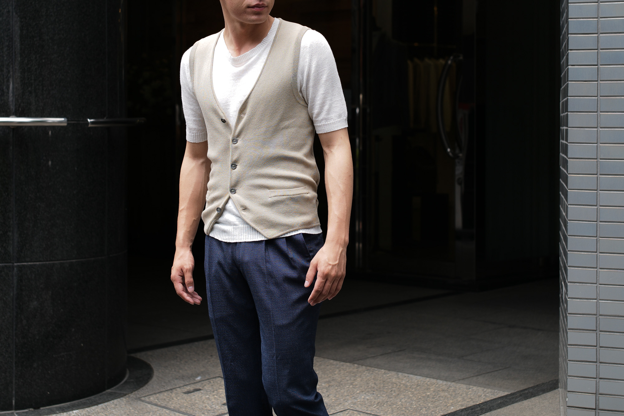 Settefili Cashmere / セッテフィーリカシミア (2018 プレ 春夏 展示会) settefilicashmere セッテフィーリカシミア 2018年 プレコレクション 展示会  ニット カーディガン ショールカラー タートルネック ニットT ニットポロシャツ  愛知 名古屋 Alto e Diritto アルト エ デリット 