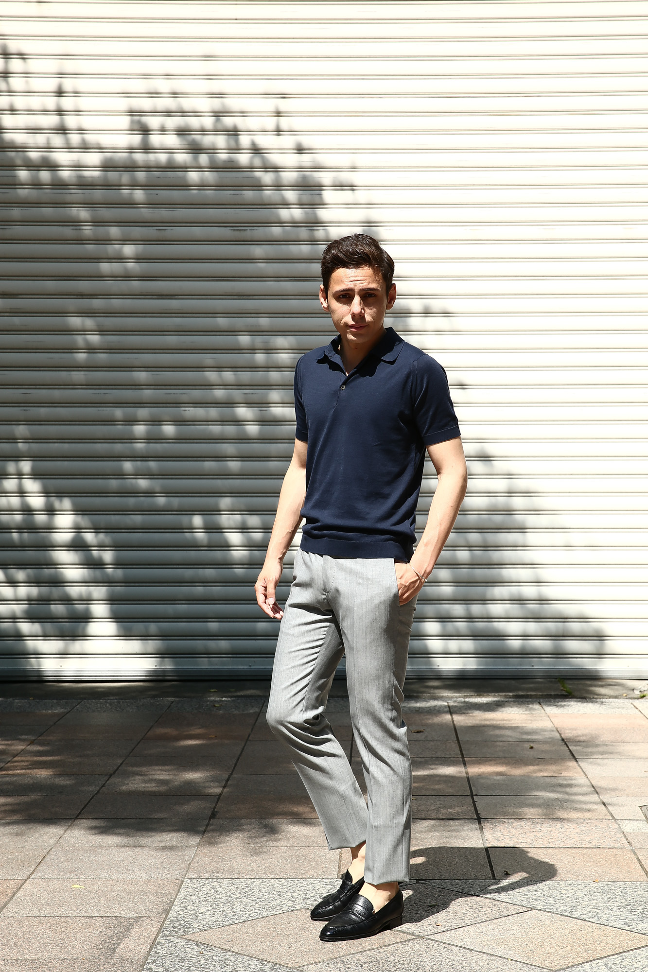 INCOTEX /// インコテックス】 1NT035 SLIM FIT(スリムフィット) Y.D.