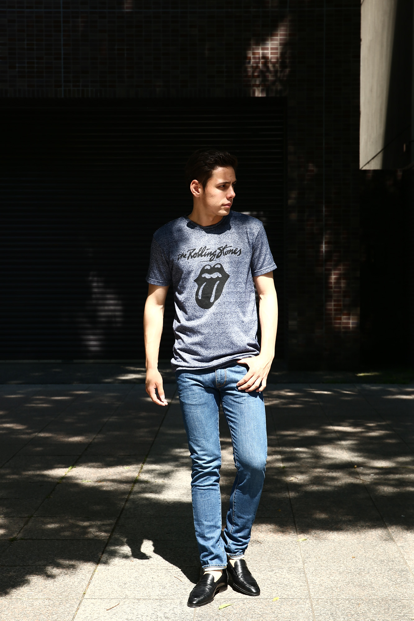 【Worn By / ウォーンバイ】 40 LICKE The Rolling Stones ザ・ローリング・ストーンズ Forty Licks フォーティ・リックス 復刻オフィシャルライセンスTシャツ ロックTシャツ バンドTシャツ GREY / BLUE (グレー / ブルー) 2017 春夏新作 愛知 名古屋 Alto e Diritto アルト エ デリット wornby therollingstones 40licke bandtee ローリングストーンズ ザローリングストーンズ