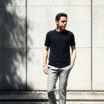 ZANONE (ザノーネ) Crew T-shirt ice cotton アイスコットン 811821 Z0380 クルーネックTシャツ NAVY (ネイビー・Z0542) MADE IN ITALY(イタリア製) 2017 春夏新作のイメージ