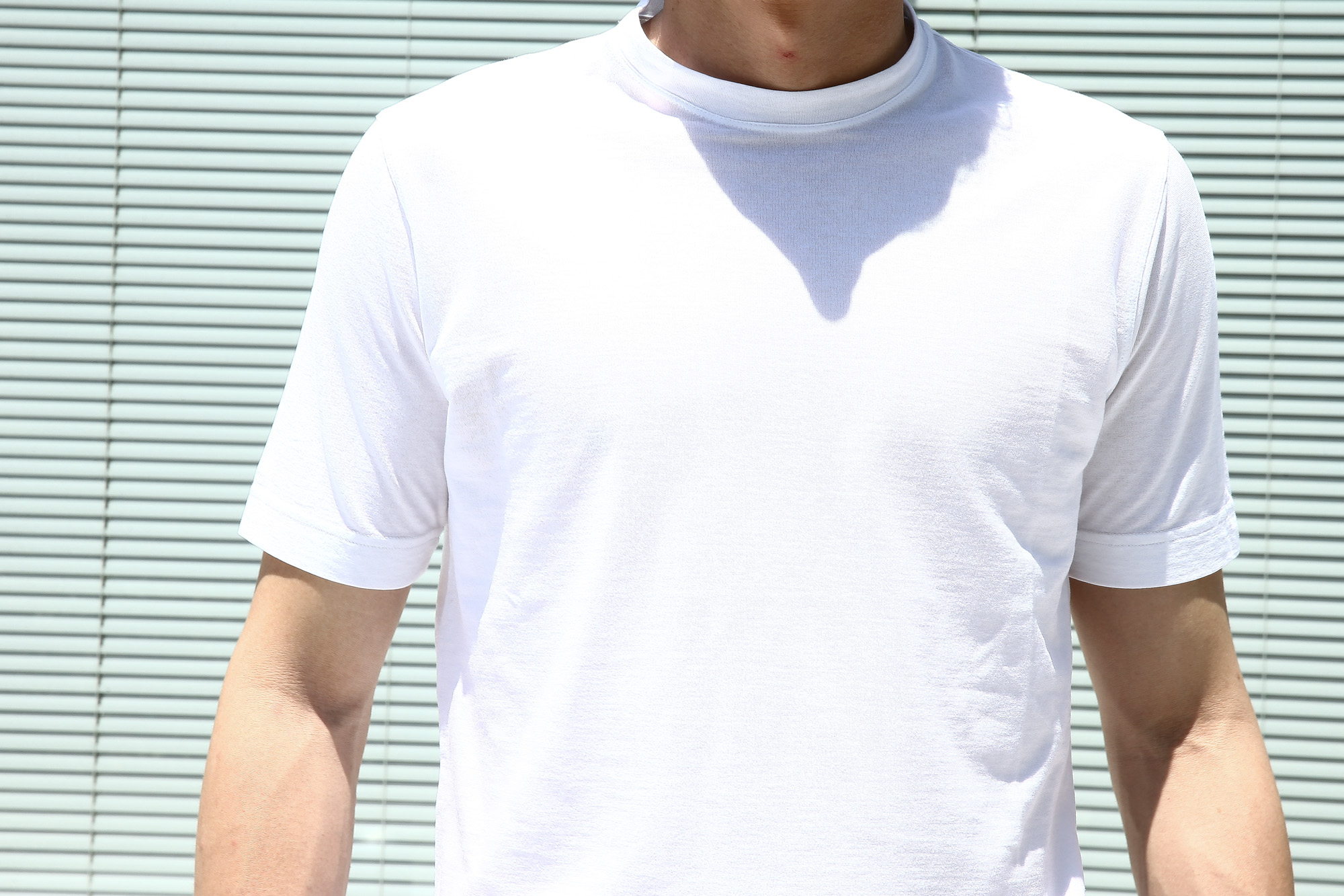 ZANONE (ザノーネ) Crew T-shirt ice cotton アイスコットン 811821 Z0380 クルーネックTシャツ WHITE (ホワイト・Z0001) MADE IN ITALY(イタリア製) 2017 春夏新作 愛知 名古屋 Alto e Diritto アルト エ デリット zanone アイスコットンTシャツ 42,44,46,48,50,52