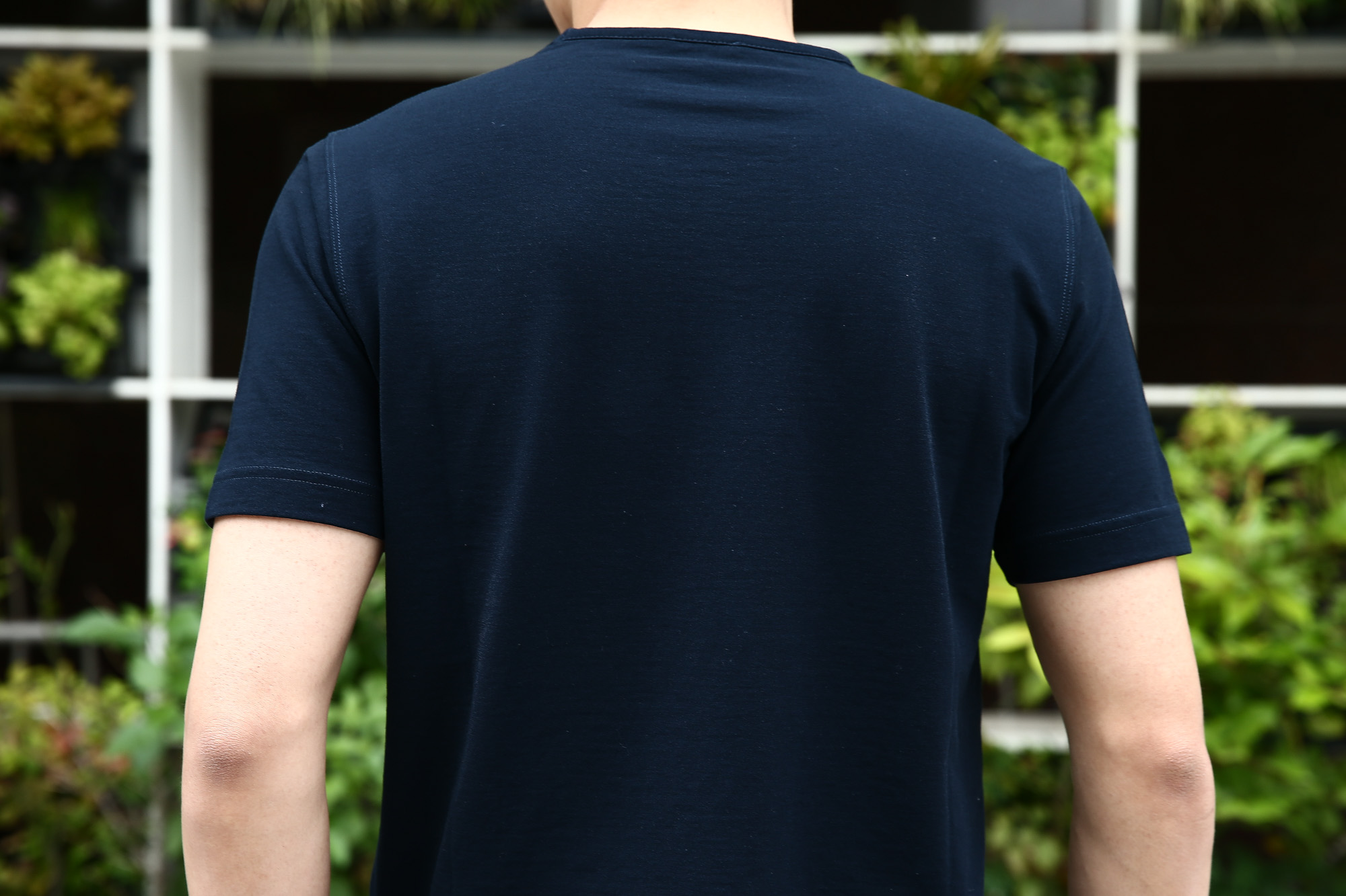 ZANONE (ザノーネ) V-neck T-shirt ice cotton アイスコットン 810237 Z0380 VネックTシャツ NAVY (ネイビー・Z0542) MADE IN ITALY(イタリア製) 2017 春夏 zanone ザノーネ 愛知 名古屋 Alto e Diritto アルト エ デリット