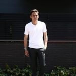 ZANONE (ザノーネ) V-neck T-shirt ice cotton アイスコットン 810237 Z0380 VネックTシャツ WHITE (ホワイト・Z0001) MADE IN ITALY(イタリア製) 2017 春夏新作のイメージ