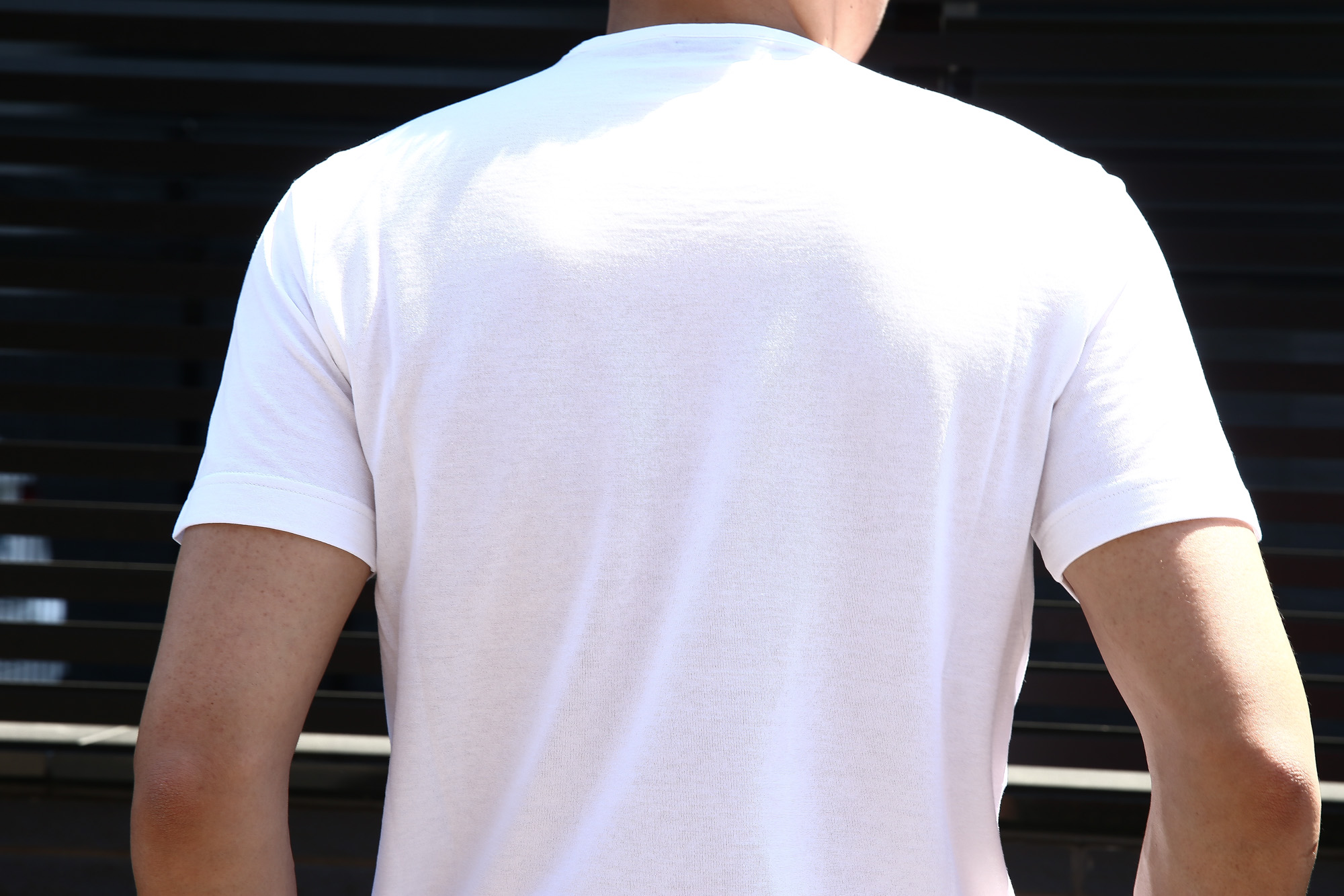 ZANONE (ザノーネ) V-neck T-shirt ice cotton アイスコットン 810237 Z0380 VネックTシャツ WHITE (ホワイト・Z0001)  MADE IN ITALY(イタリア製) 2017 春夏新作 のコーディネートスタイル。愛知 名古屋 Alto e Diritto アルト エ デリット zanone ザノーネ アイスコットン