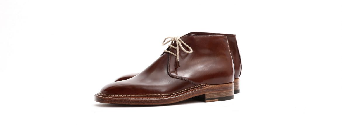 【ENZO BONAFE / エンツォボナフェ】 ART.3722 Chukka boots チャッカブーツ Horween Shell Cordovan Leather ホーウィン社 シェルコードバンレザー 【ノルベジェーゼ製法】 チャッカブーツ コードバンブーツ 【No.4】 made in italy (イタリア製) 2017 秋冬新作 愛知 名古屋 ZODIAC ゾディアック エンツォボナフェ コードバン チャッカ enzobonafe コードヴァン