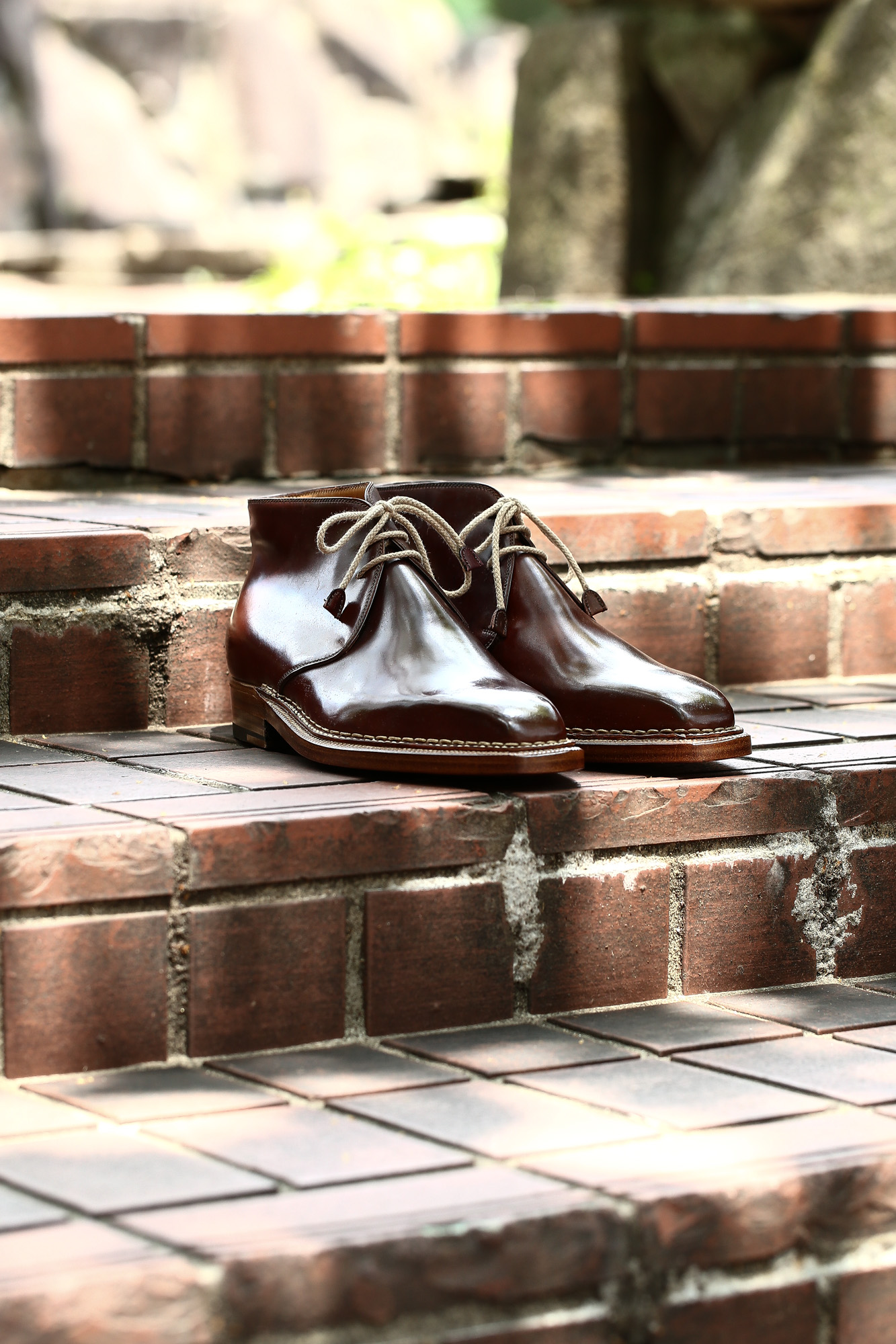 ENZO BONAFE (エンツォボナフェ) ART.3722 Chukka boots チャッカブーツ Horween Shell Cordovan Leather ホーウィン社 シェルコードバンレザー 【ノルベジェーゼ製法】 チャッカブーツ コードバンブーツ 【No.4】  made in italy (イタリア製) 2017 秋冬新作 愛知 名古屋 Alto e Diritto アルト エ デリット エンツォボナフェ コードバン チャッカ enzobonafe コードヴァン