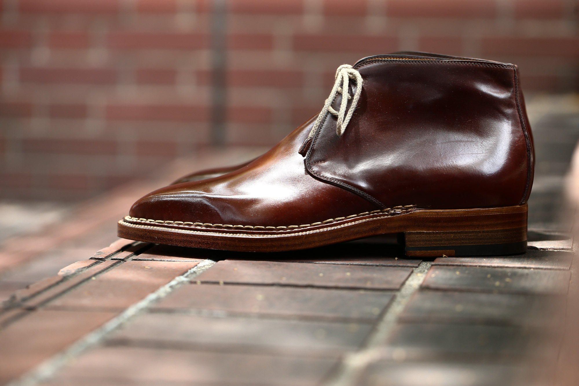 ENZO BONAFE (エンツォボナフェ) ART.3722 Chukka boots チャッカブーツ Horween Shell Cordovan Leather ホーウィン社 シェルコードバンレザー 【ノルベジェーゼ製法】 チャッカブーツ コードバンブーツ 【No.4】  made in italy (イタリア製) 2017 秋冬新作 愛知 名古屋 Alto e Diritto アルト エ デリット エンツォボナフェ コードバン チャッカ enzobonafe コードヴァン