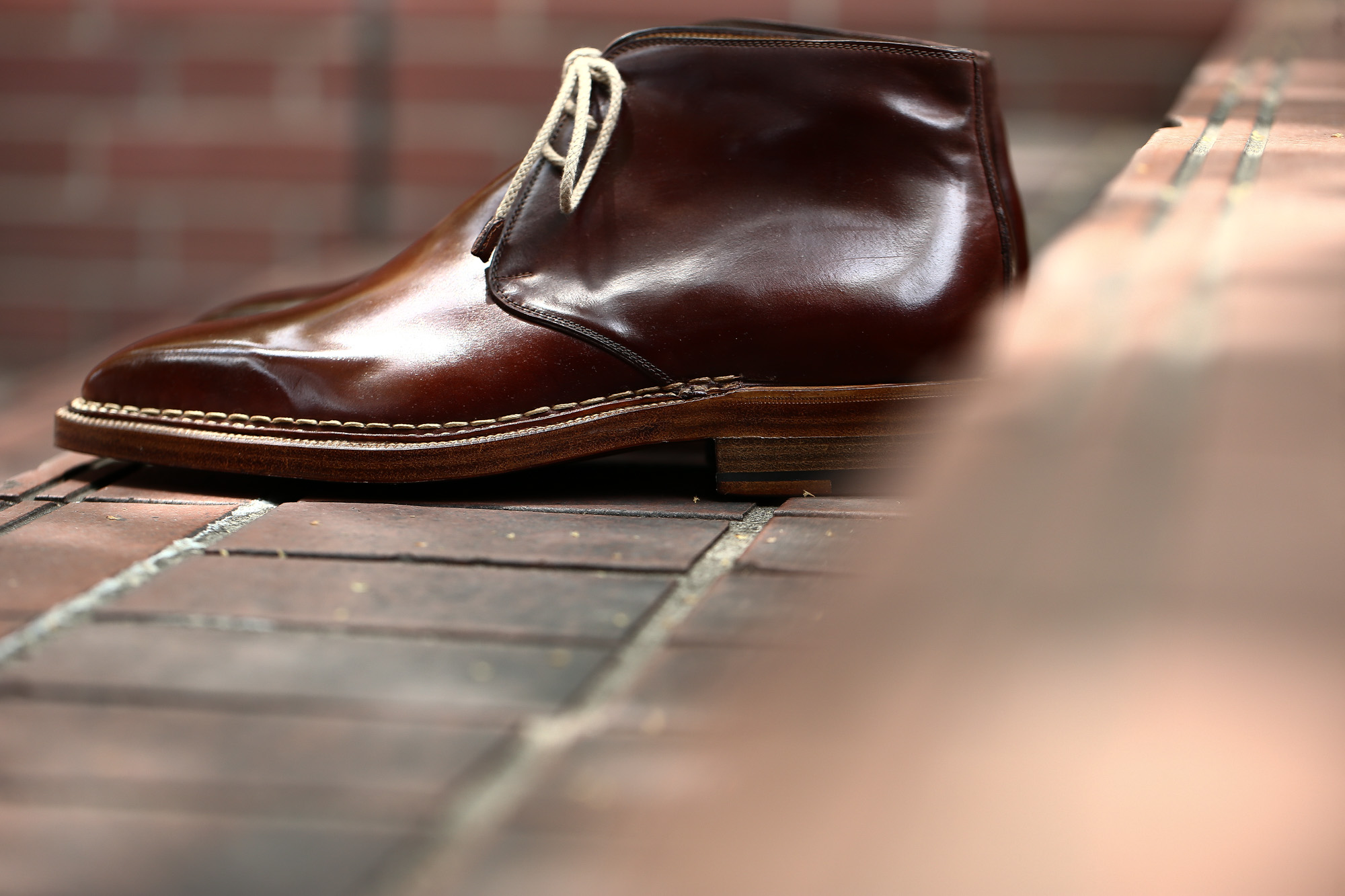 ENZO BONAFE (エンツォボナフェ) ART.3722 Chukka boots チャッカブーツ Horween Shell Cordovan Leather ホーウィン社 シェルコードバンレザー 【ノルベジェーゼ製法】 チャッカブーツ コードバンブーツ 【No.4】  made in italy (イタリア製) 2017 秋冬新作 愛知 名古屋 Alto e Diritto アルト エ デリット エンツォボナフェ コードバン チャッカ enzobonafe コードヴァン