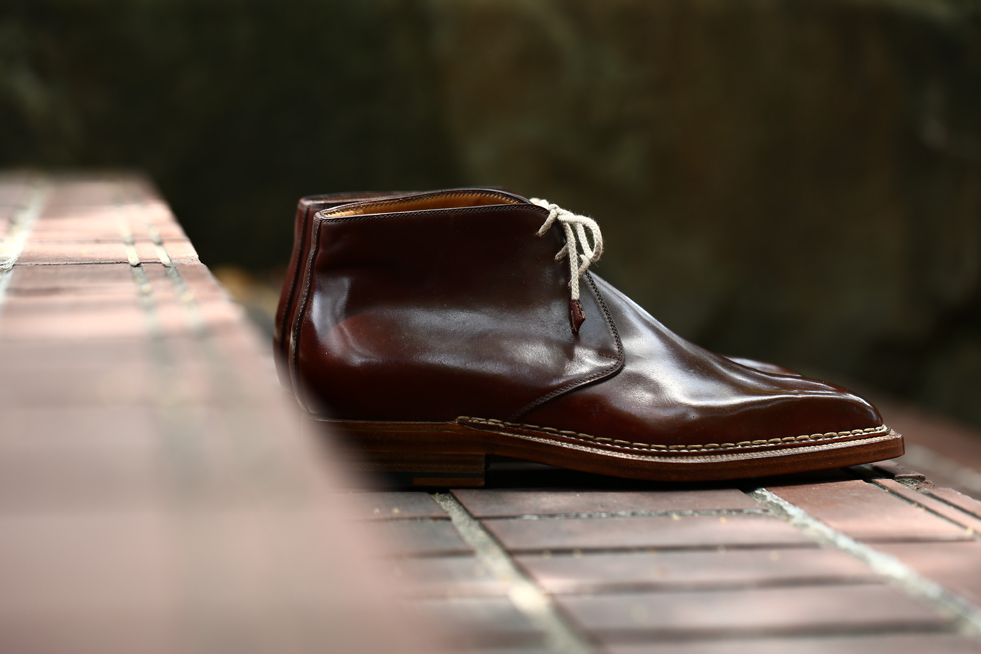 ENZO BONAFE (エンツォボナフェ) ART.3722 Chukka boots チャッカブーツ Horween Shell Cordovan Leather ホーウィン社 シェルコードバンレザー 【ノルベジェーゼ製法】 チャッカブーツ コードバンブーツ 【No.4】  made in italy (イタリア製) 2017 秋冬新作 愛知 名古屋 Alto e Diritto アルト エ デリット エンツォボナフェ コードバン チャッカ enzobonafe コードヴァン