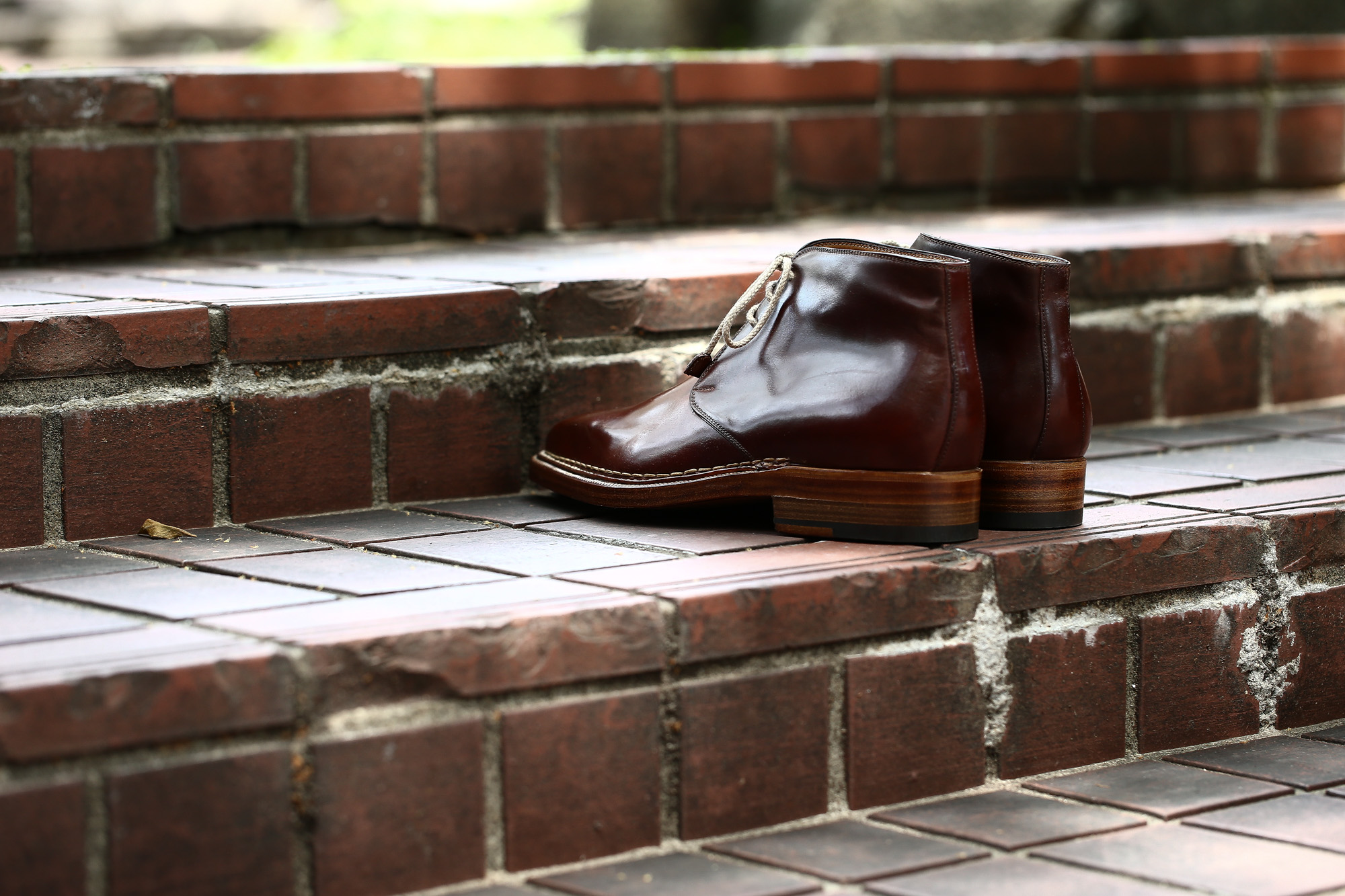 ENZO BONAFE (エンツォボナフェ) ART.3722 Chukka boots チャッカブーツ Horween Shell Cordovan Leather ホーウィン社 シェルコードバンレザー 【ノルベジェーゼ製法】 チャッカブーツ コードバンブーツ 【No.4】  made in italy (イタリア製) 2017 秋冬新作 愛知 名古屋 Alto e Diritto アルト エ デリット エンツォボナフェ コードバン チャッカ enzobonafe コードヴァン