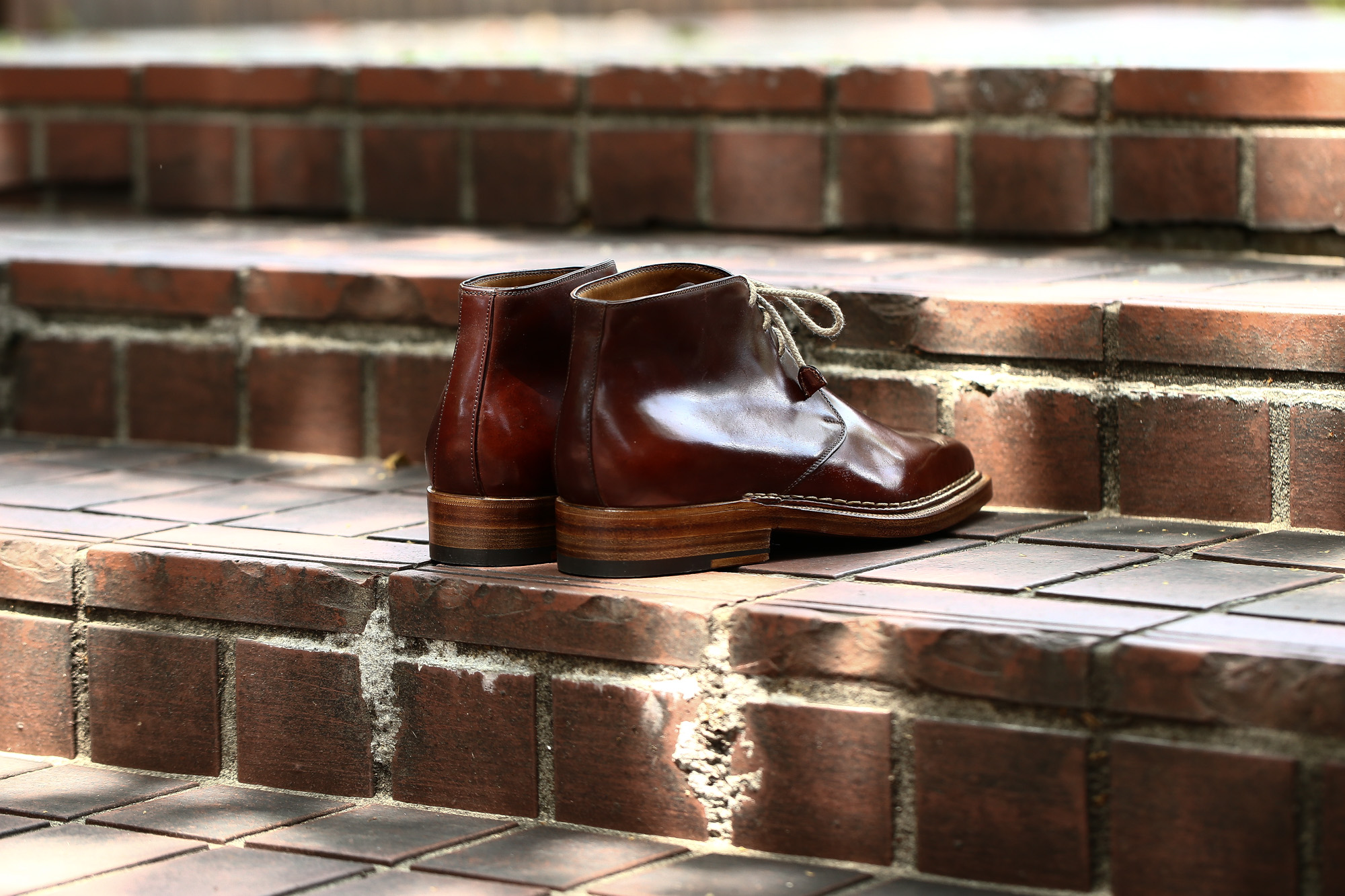 ENZO BONAFE (エンツォボナフェ) ART.3722 Chukka boots チャッカブーツ Horween Shell Cordovan Leather ホーウィン社 シェルコードバンレザー 【ノルベジェーゼ製法】 チャッカブーツ コードバンブーツ 【No.4】  made in italy (イタリア製) 2017 秋冬新作 愛知 名古屋 Alto e Diritto アルト エ デリット エンツォボナフェ コードバン チャッカ enzobonafe コードヴァン