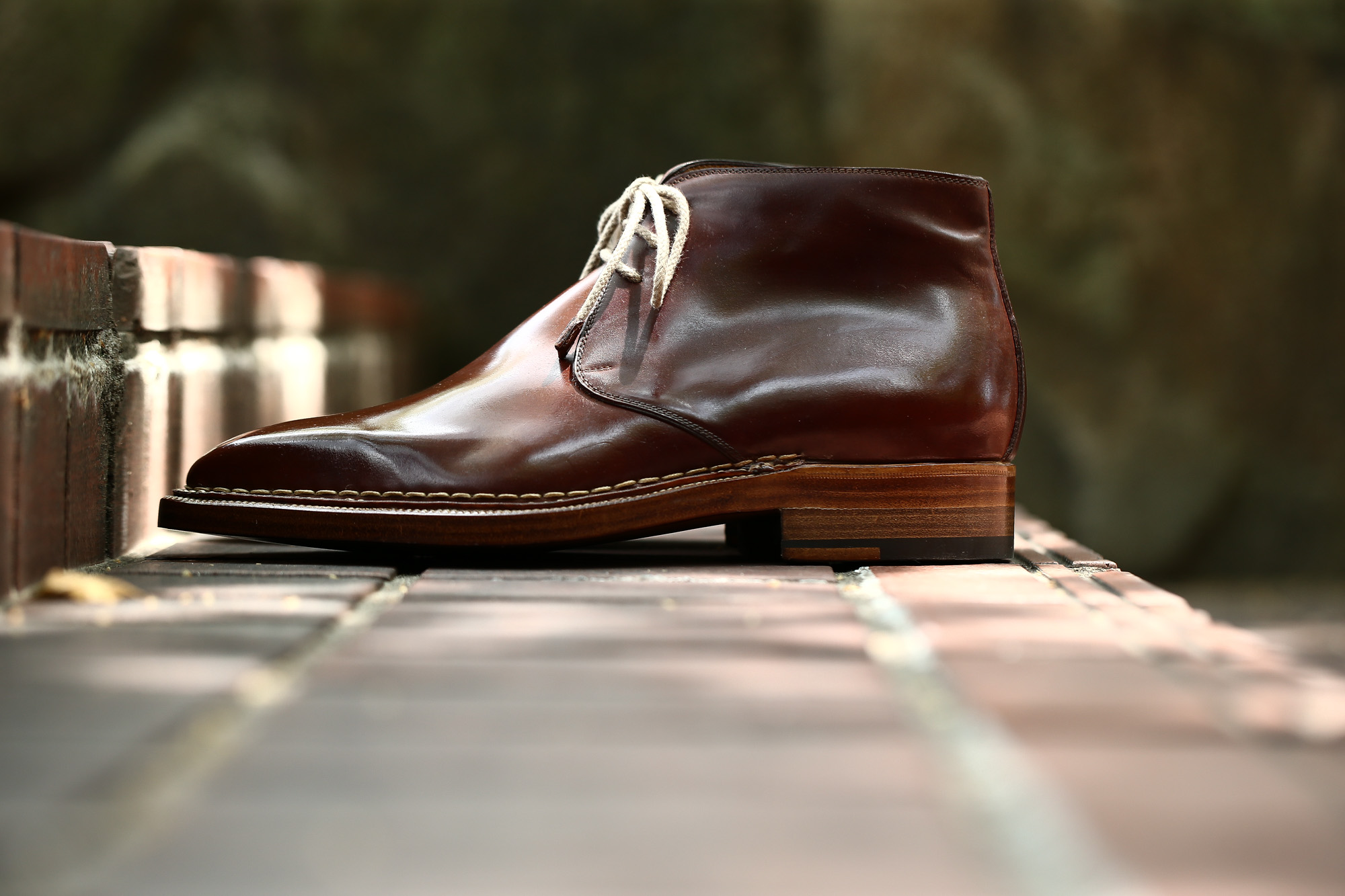 ENZO BONAFE (エンツォボナフェ) ART.3722 Chukka boots チャッカブーツ Horween Shell Cordovan Leather ホーウィン社 シェルコードバンレザー 【ノルベジェーゼ製法】 チャッカブーツ コードバンブーツ 【No.4】  made in italy (イタリア製) 2017 秋冬新作 愛知 名古屋 Alto e Diritto アルト エ デリット エンツォボナフェ コードバン チャッカ enzobonafe コードヴァン