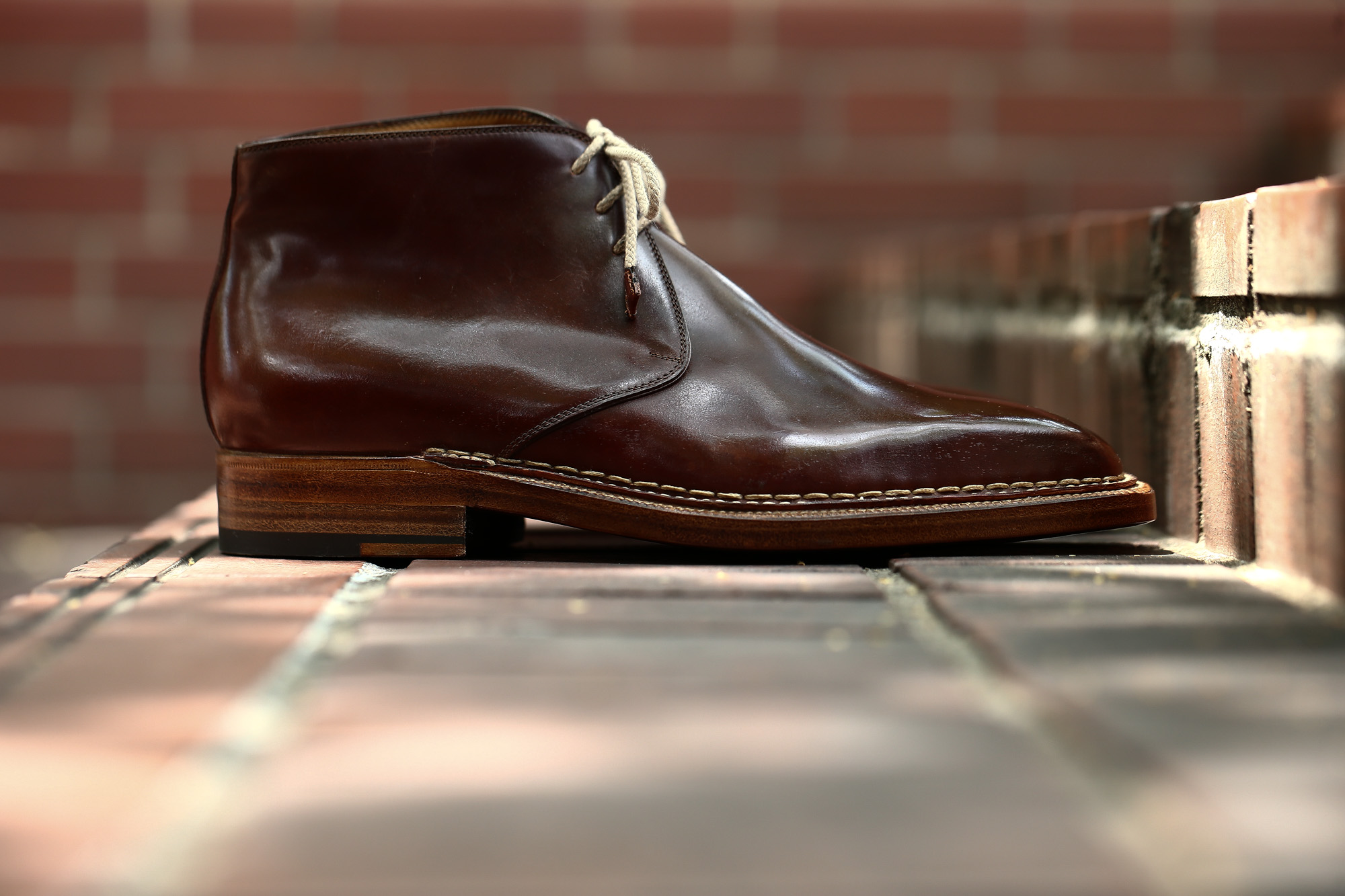 ENZO BONAFE (エンツォボナフェ) ART.3722 Chukka boots チャッカブーツ Horween Shell Cordovan Leather ホーウィン社 シェルコードバンレザー 【ノルベジェーゼ製法】 チャッカブーツ コードバンブーツ 【No.4】  made in italy (イタリア製) 2017 秋冬新作 愛知 名古屋 Alto e Diritto アルト エ デリット エンツォボナフェ コードバン チャッカ enzobonafe コードヴァン