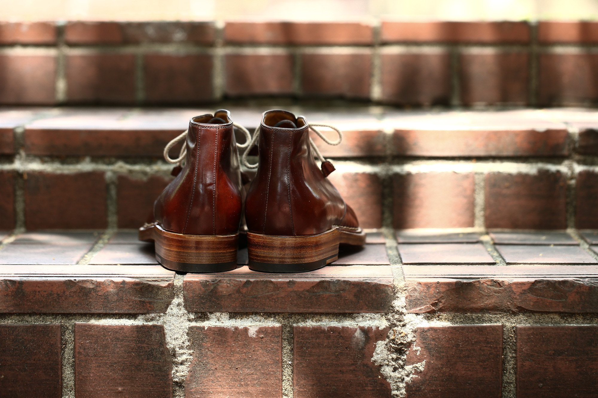 ENZO BONAFE (エンツォボナフェ) ART.3722 Chukka boots チャッカブーツ Horween Shell Cordovan Leather ホーウィン社 シェルコードバンレザー 【ノルベジェーゼ製法】 チャッカブーツ コードバンブーツ 【No.4】  made in italy (イタリア製) 2017 秋冬新作 愛知 名古屋 Alto e Diritto アルト エ デリット エンツォボナフェ コードバン チャッカ enzobonafe コードヴァン