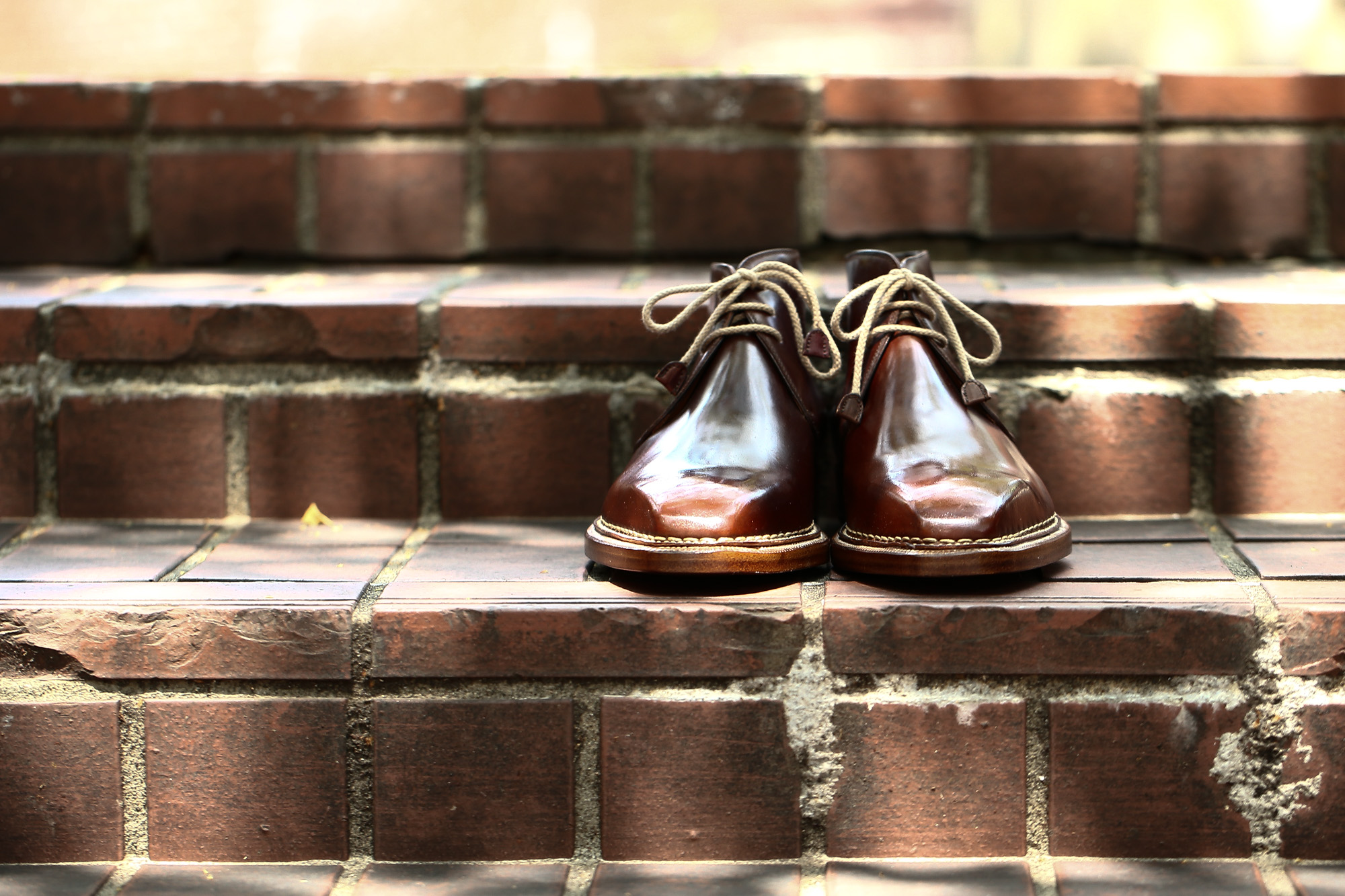 ENZO BONAFE (エンツォボナフェ) ART.3722 Chukka boots チャッカブーツ Horween Shell Cordovan Leather ホーウィン社 シェルコードバンレザー 【ノルベジェーゼ製法】 チャッカブーツ コードバンブーツ 【No.4】  made in italy (イタリア製) 2017 秋冬新作 愛知 名古屋 Alto e Diritto アルト エ デリット エンツォボナフェ コードバン チャッカ enzobonafe コードヴァン