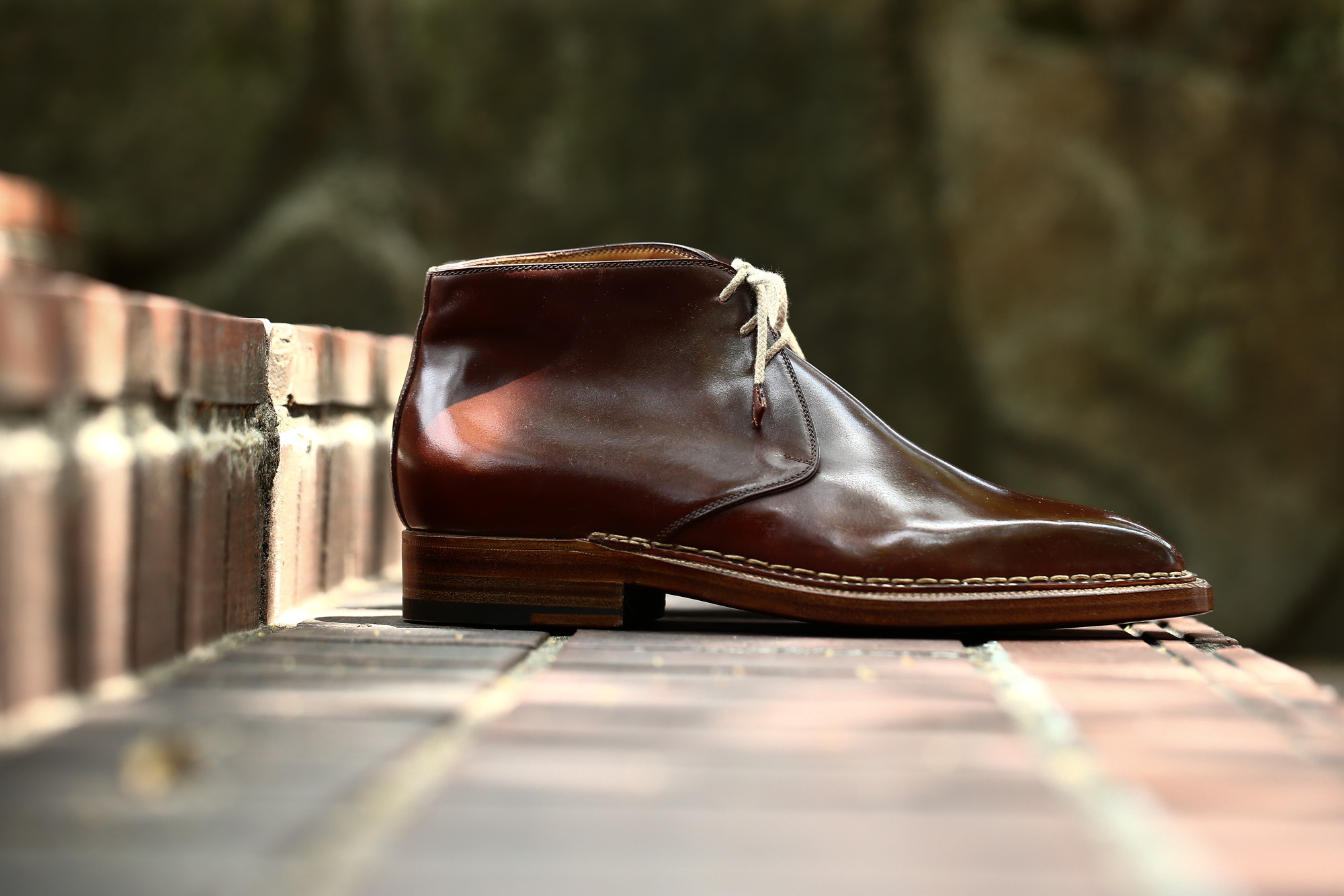 ENZO BONAFE (エンツォボナフェ) ART.3722 Chukka boots チャッカブーツ Horween Shell Cordovan Leather ホーウィン社 シェルコードバンレザー 【ノルベジェーゼ製法】 チャッカブーツ コードバンブーツ 【No.4】  made in italy (イタリア製) 2017 秋冬新作 愛知 名古屋 Alto e Diritto アルト エ デリット エンツォボナフェ コードバン チャッカ enzobonafe コードヴァン