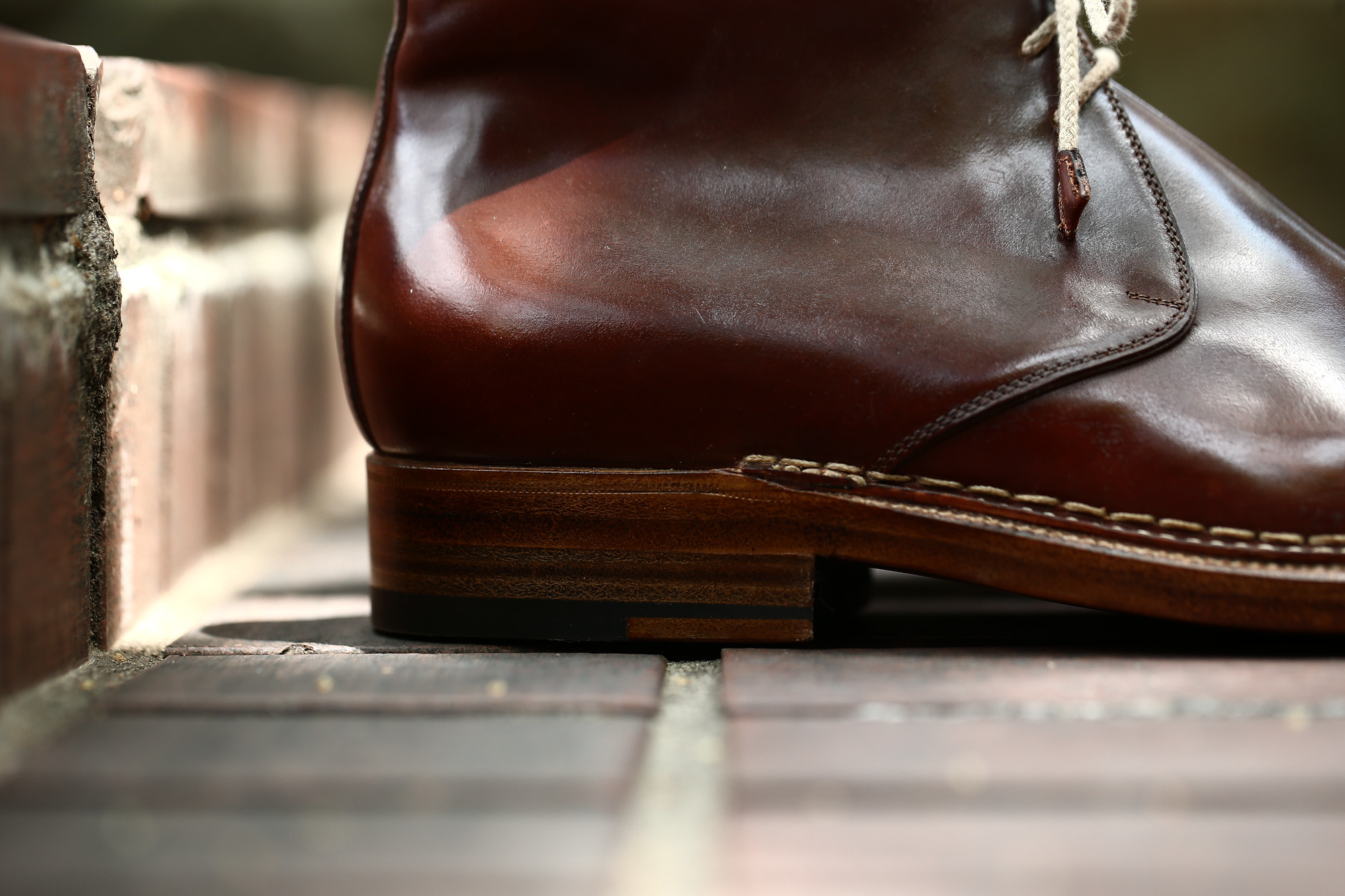 ENZO BONAFE (エンツォボナフェ) ART.3722 Chukka boots チャッカブーツ Horween Shell Cordovan Leather ホーウィン社 シェルコードバンレザー 【ノルベジェーゼ製法】 チャッカブーツ コードバンブーツ 【No.4】  made in italy (イタリア製) 2017 秋冬新作 愛知 名古屋 Alto e Diritto アルト エ デリット エンツォボナフェ コードバン チャッカ enzobonafe コードヴァン